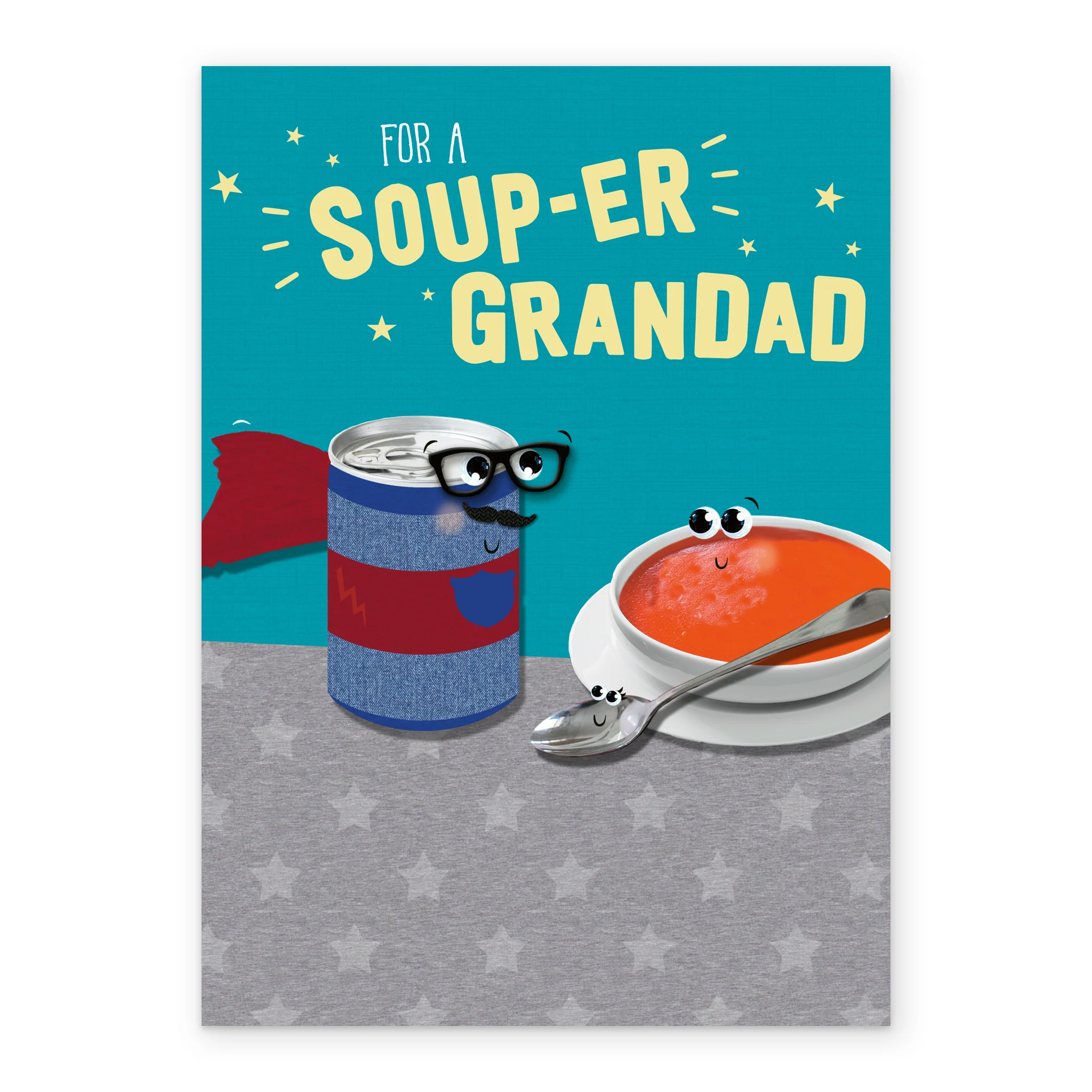 Personalised Funny Grandad Soup Birthday Card - Image 2