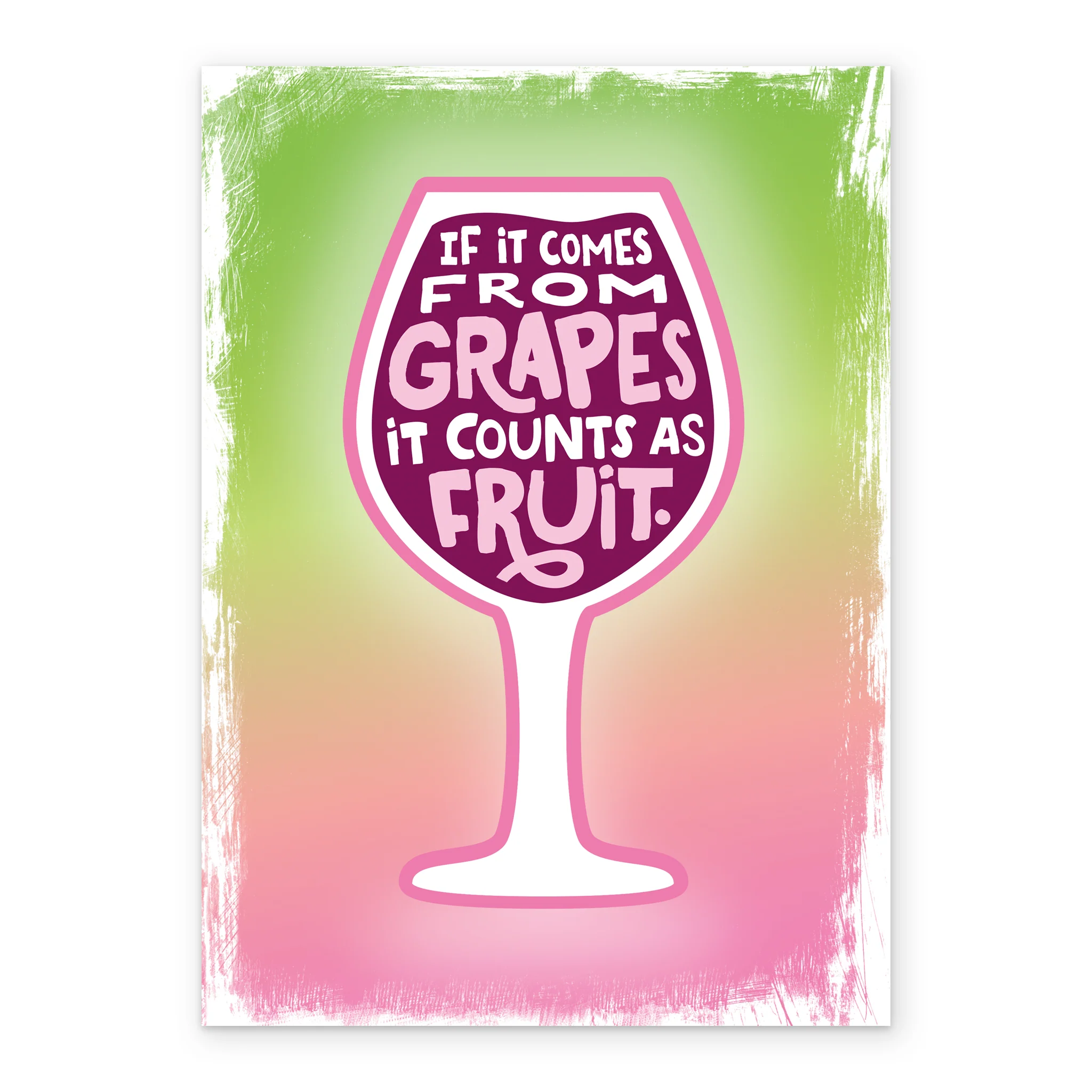 Personalised Funny Grape Wine Mother's Day Card - Image 2