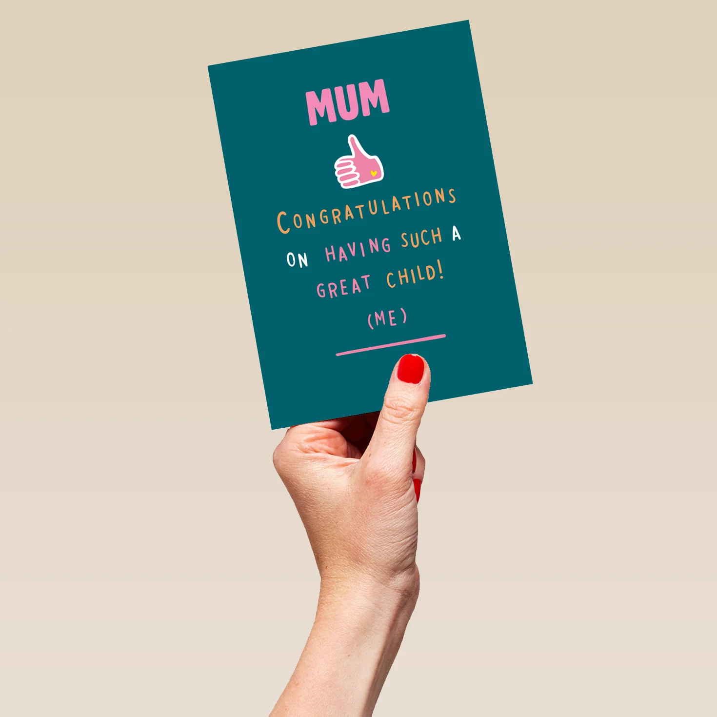 Personalised Funny Great Child Mother's Day Card For Mum - Image 5