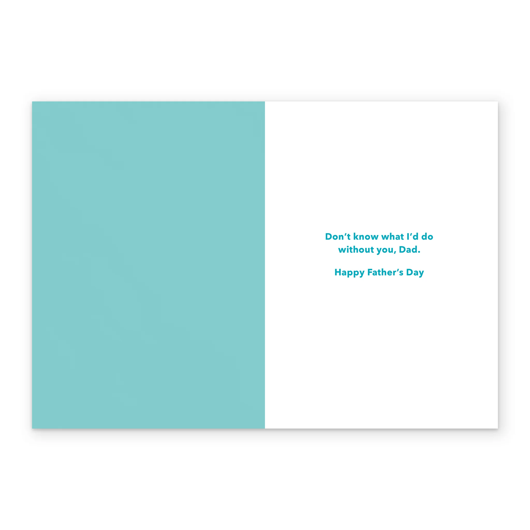 Personalised Funny "Great Dad" Pie-Chart Father's Day Card - Image 3