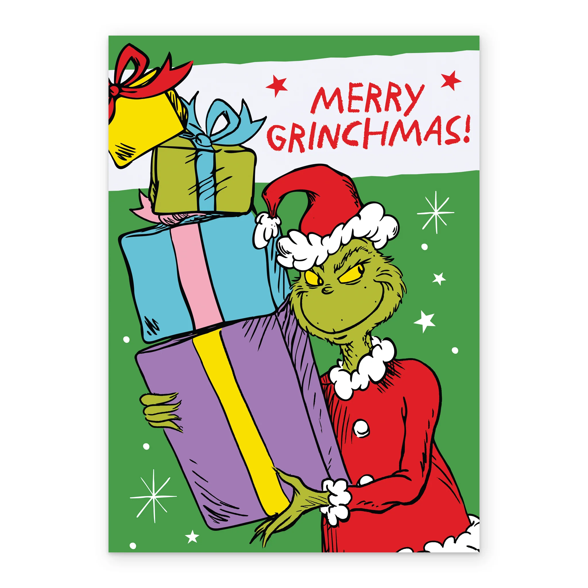 Personalised Funny The Grinch Santa Grinchmas Christmas Card - Image 2