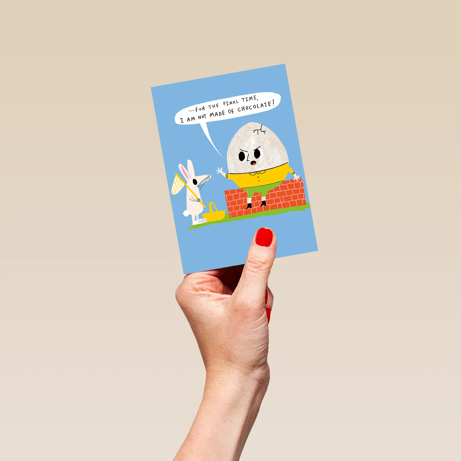 Personalised Funny Humpty Dumpty Egg Easter Card - Image 4