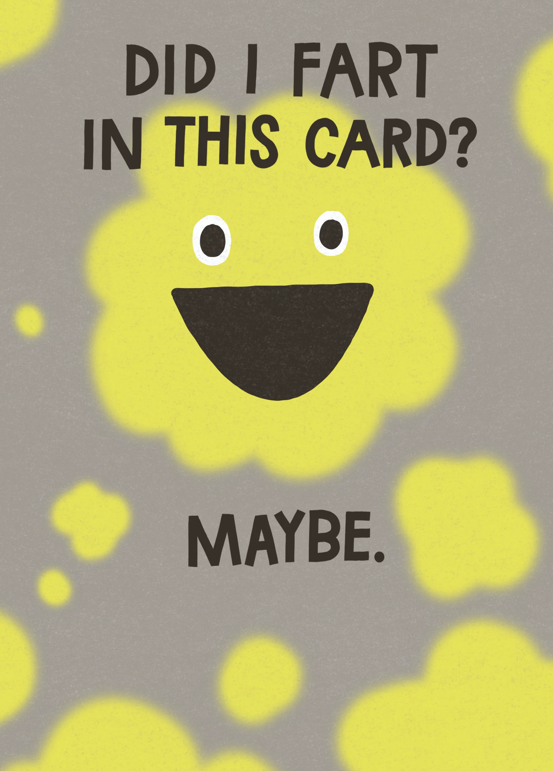Personalised Funny Illustrated Did I Fart Birthday Card