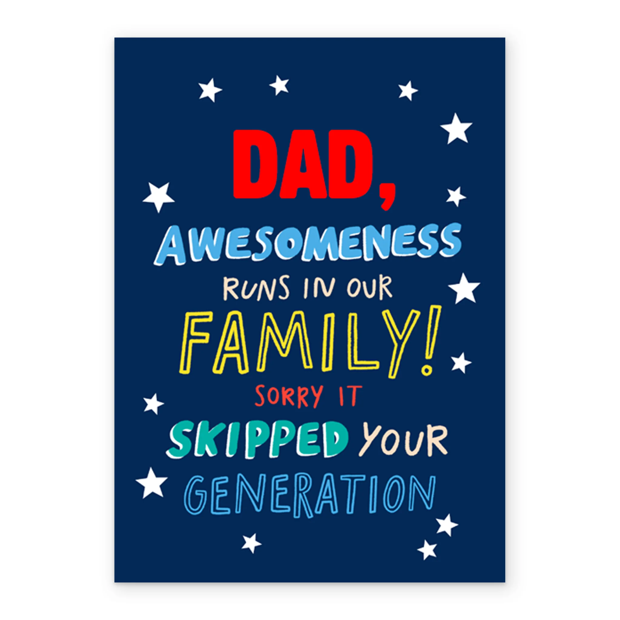 Personalised Funny In Our Family Dad Card - Image 2