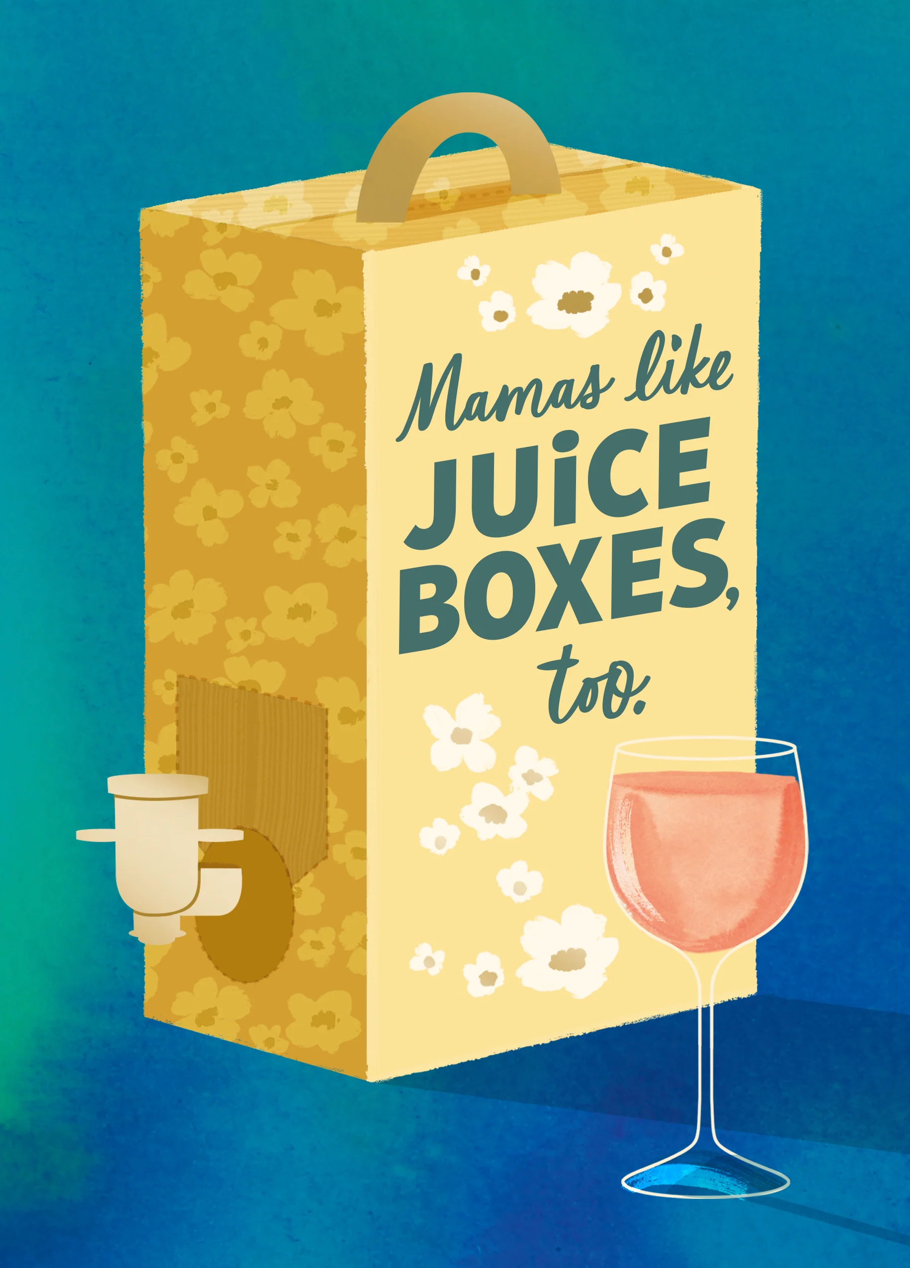 Personalised Funny Juice Box Mother's Day Card