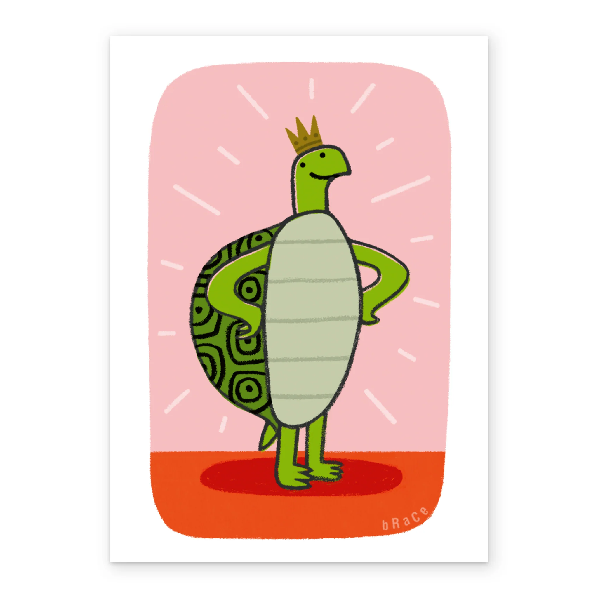 Personalised Funny King Tortoise Birthday Card - Image 2