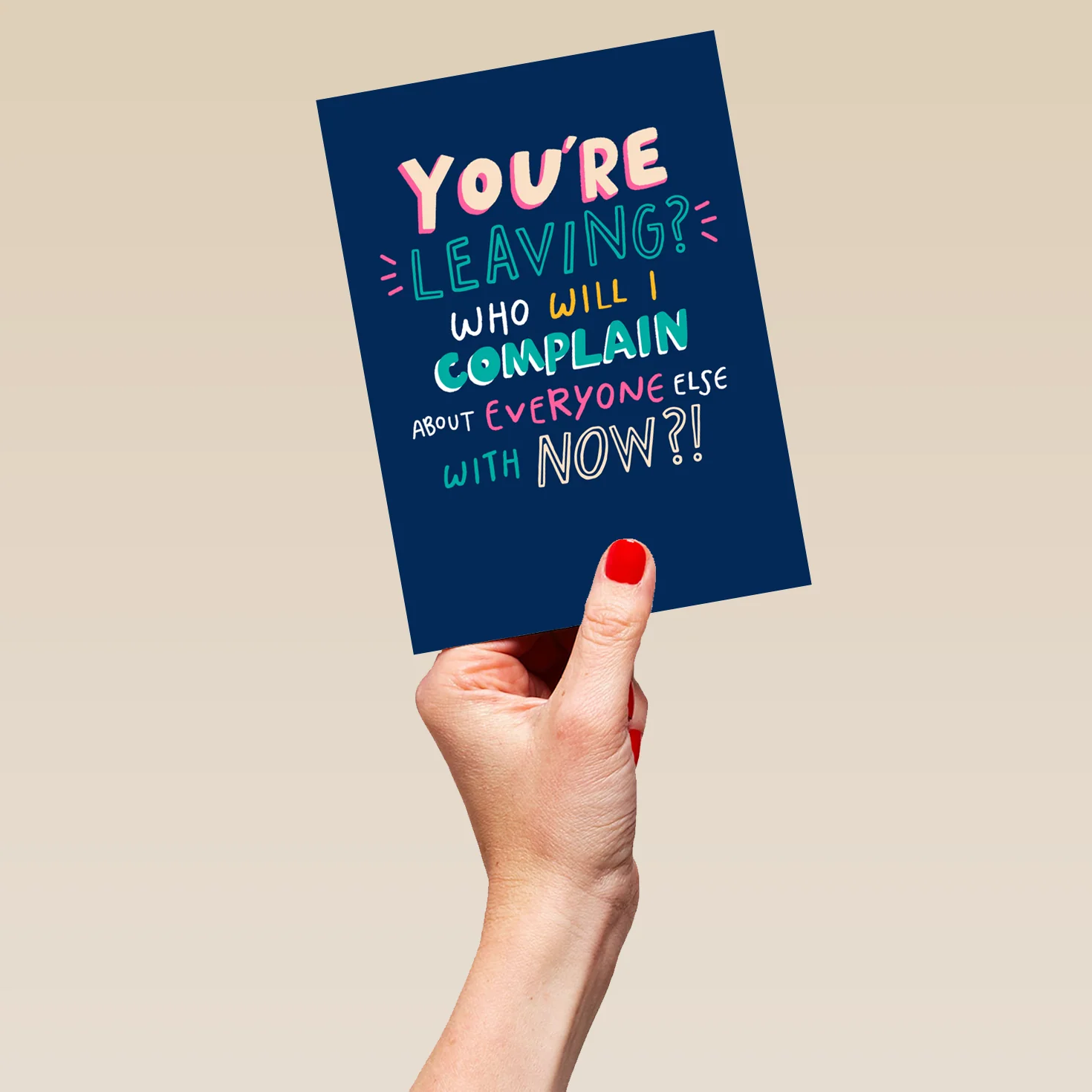 Personalised Funny Leaving Card - Image 5