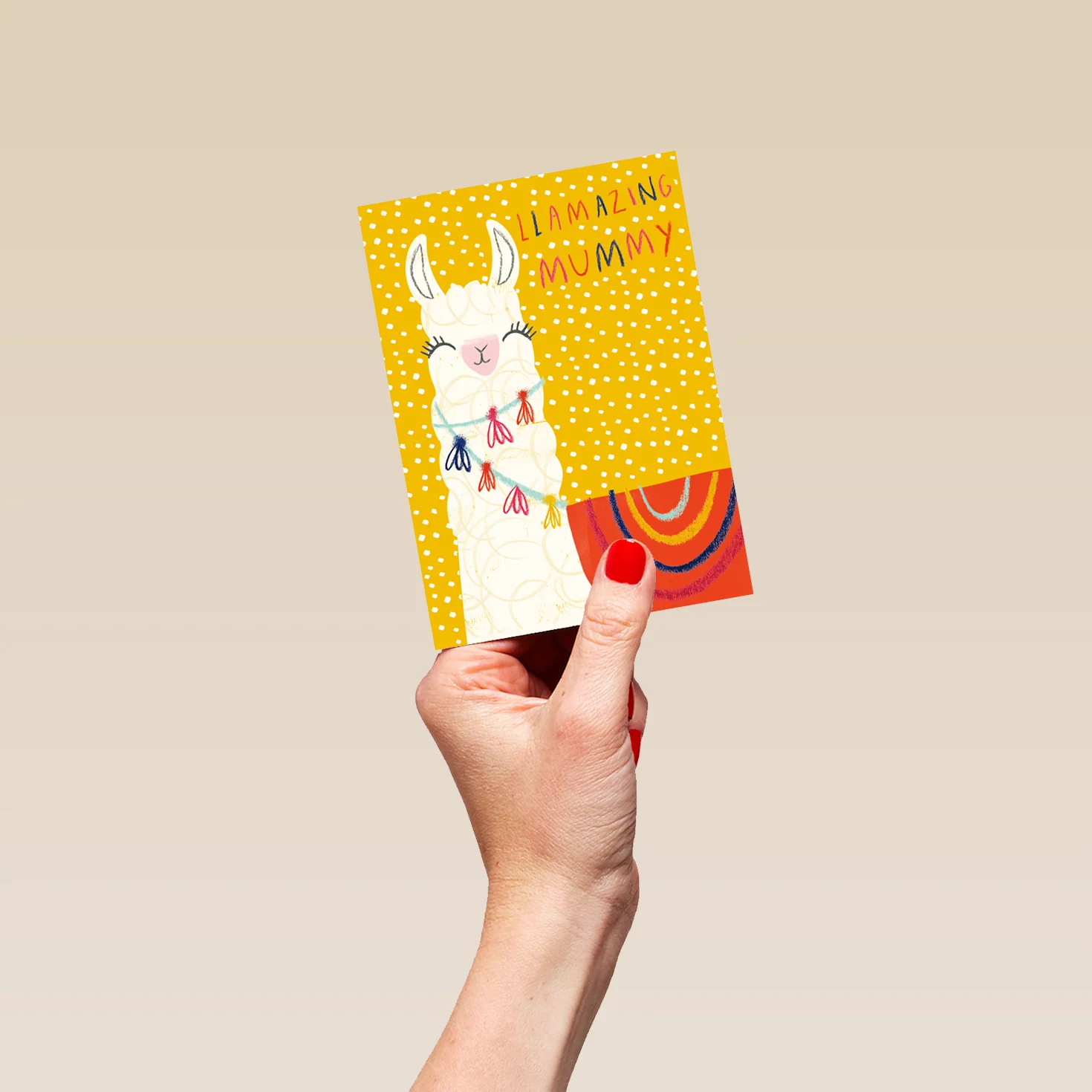 Personalised Funny Llama Mother's Day Card For Mummy - Image 4