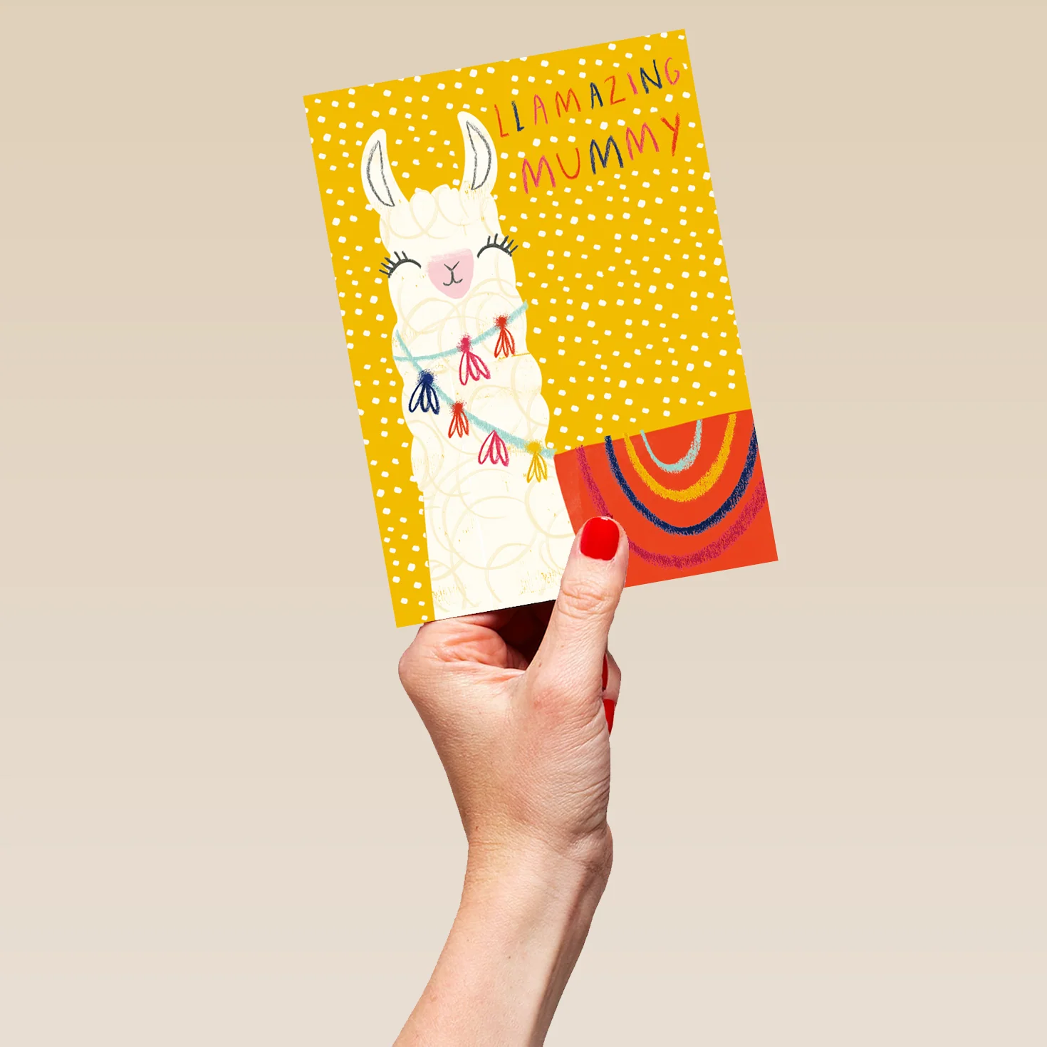 Personalised Funny Llama Mother's Day Card For Mummy - Image 5