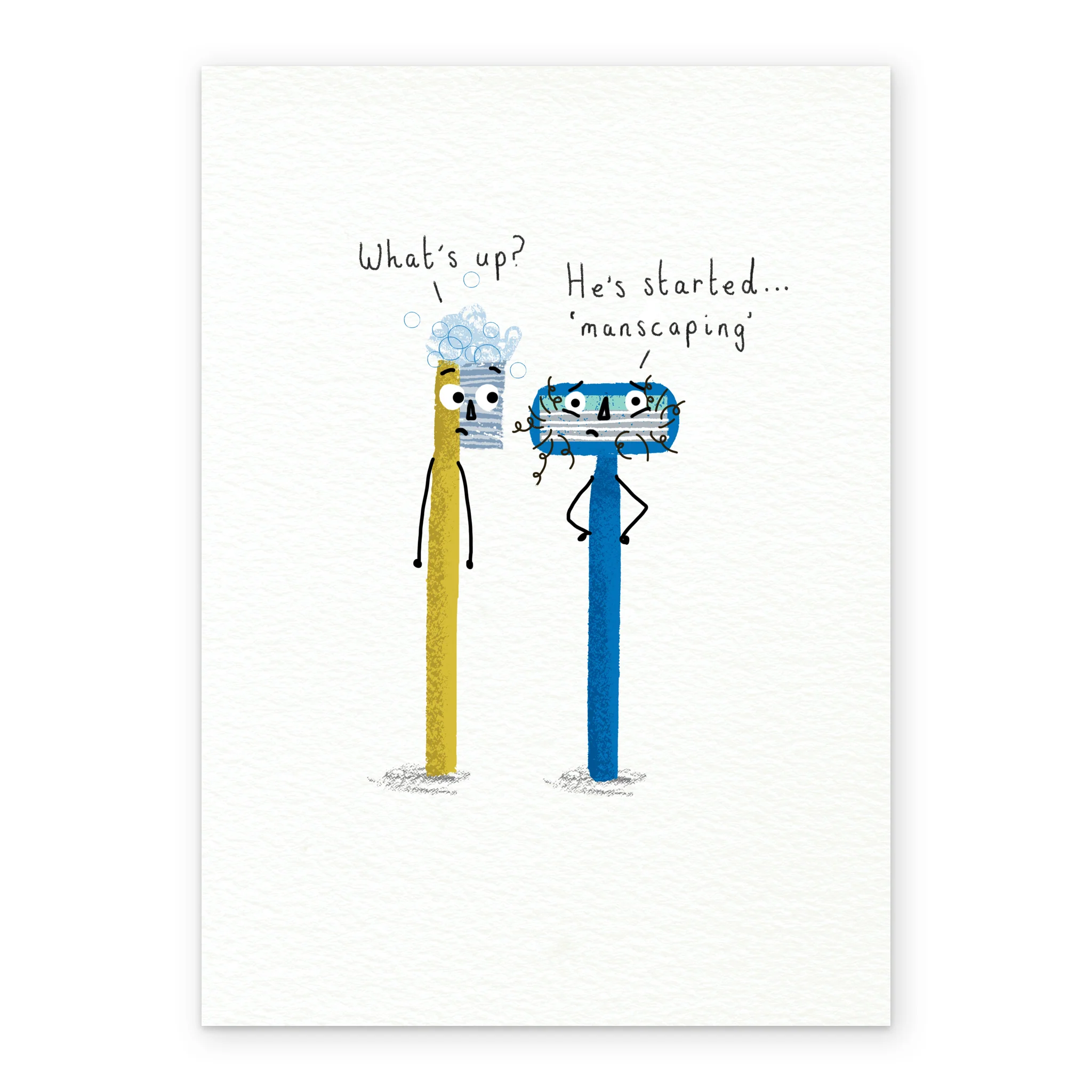 Personalised Funny Manscaping Birthday Card - Image 2