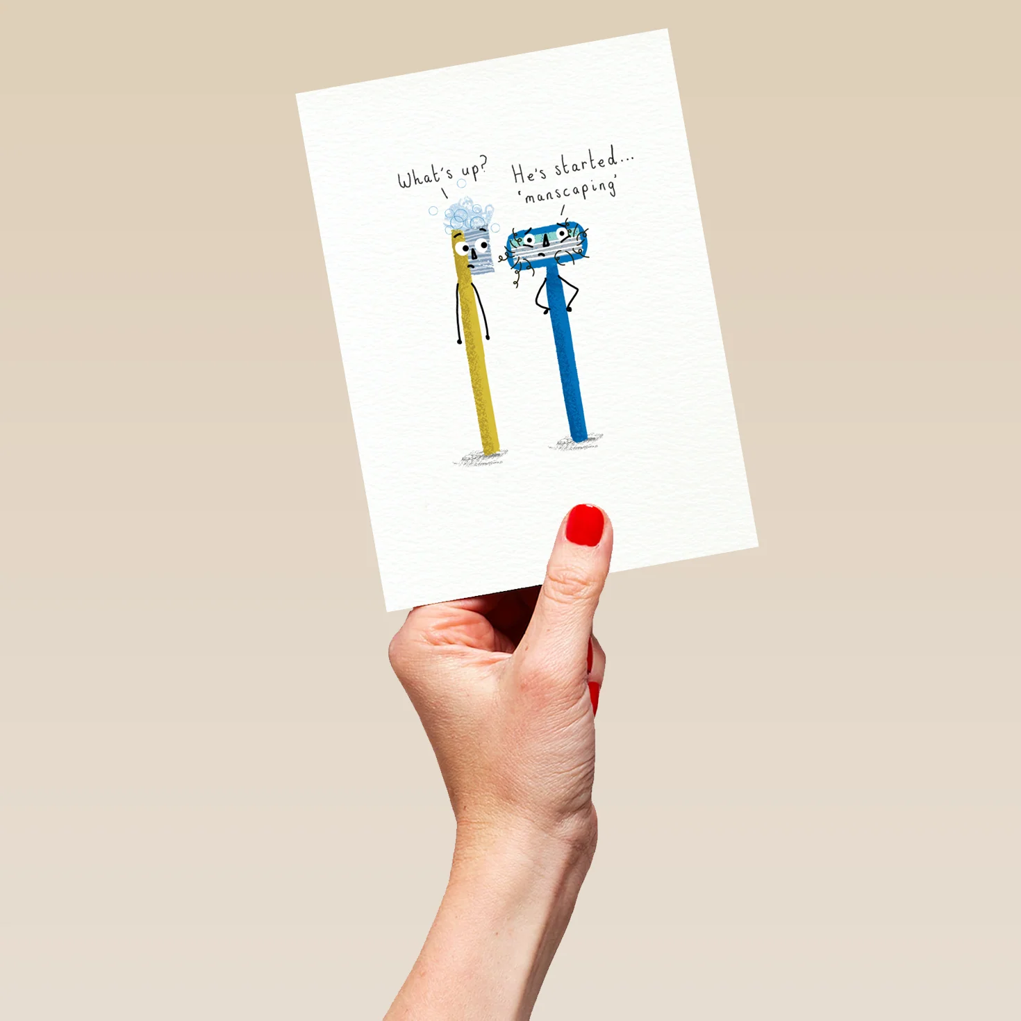 Personalised Funny Manscaping Birthday Card - Image 5