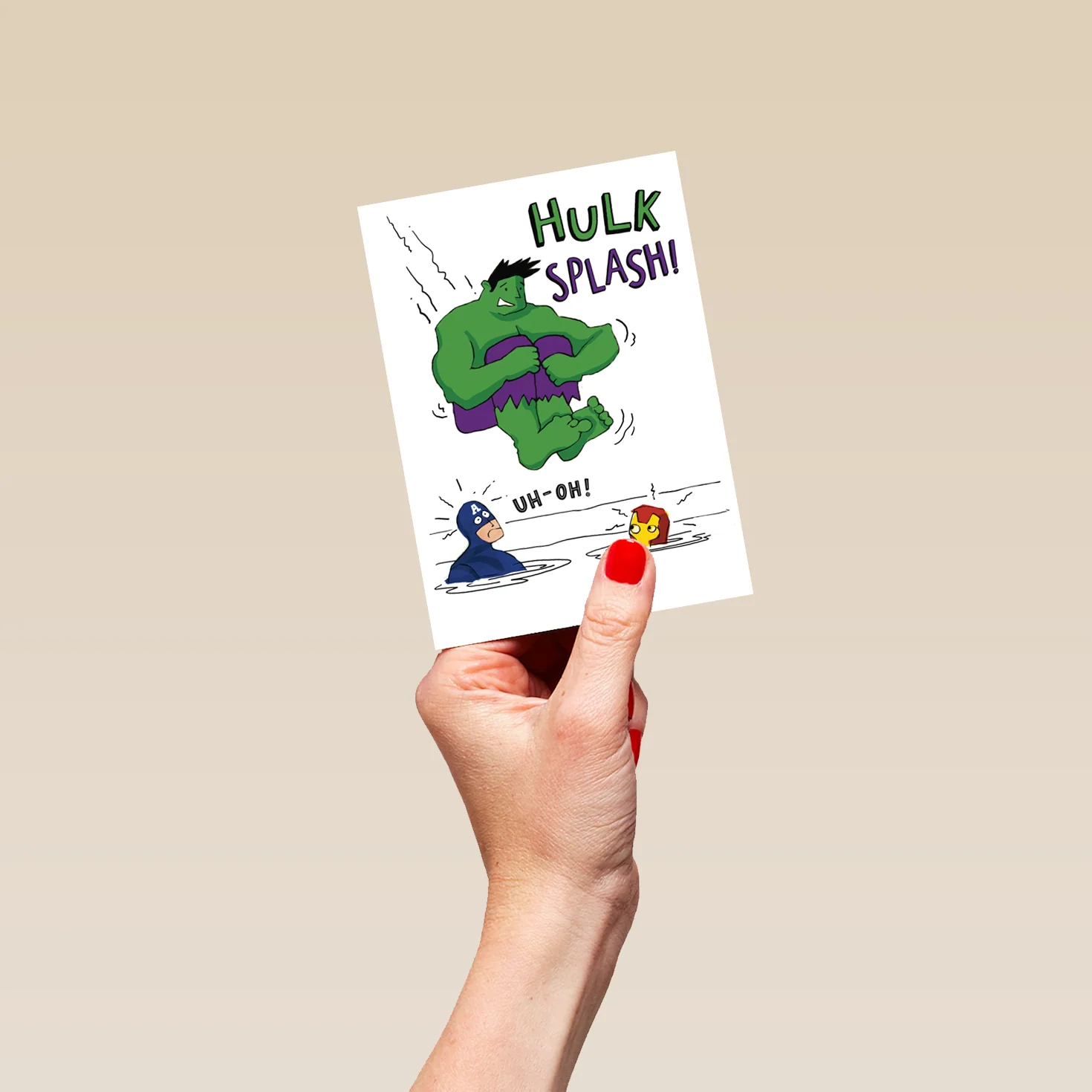 Personalised Funny Marvel Avengers Hulk Birthday Card - Image 4