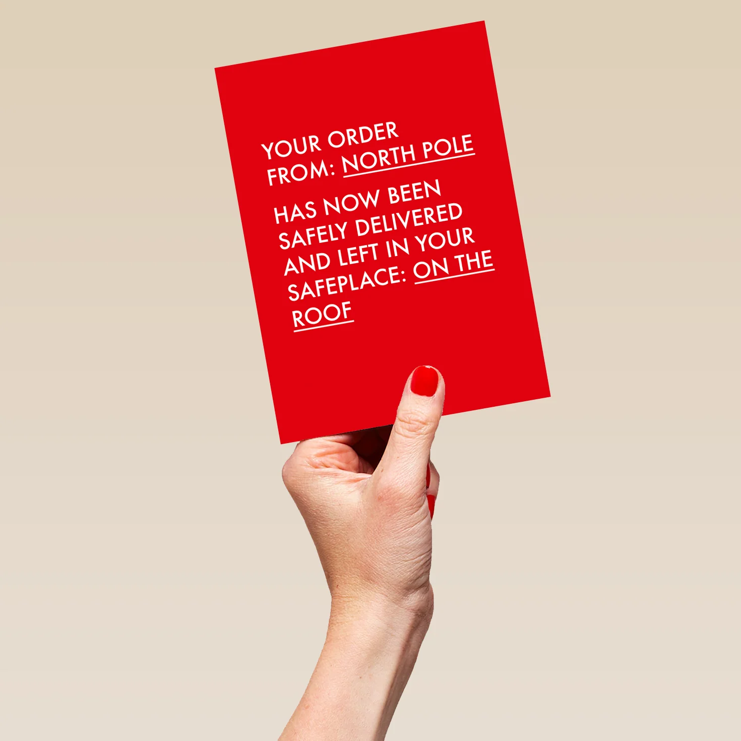 Personalised Funny North Pole Christmas Card - Image 5