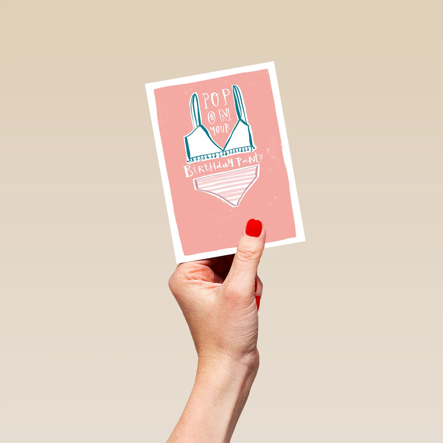 Personalised Funny Pants Design Birthday Card - Image 4