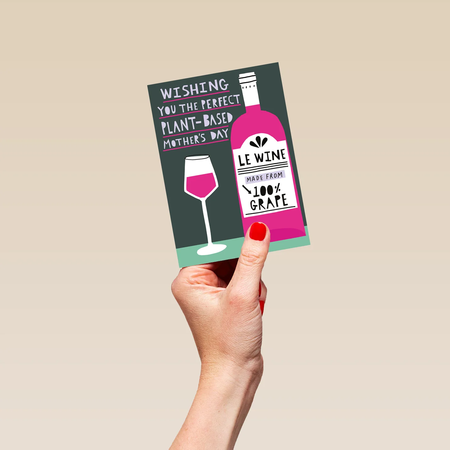 Personalised Funny Perfect Plant Based Mother's Day Card - Image 4