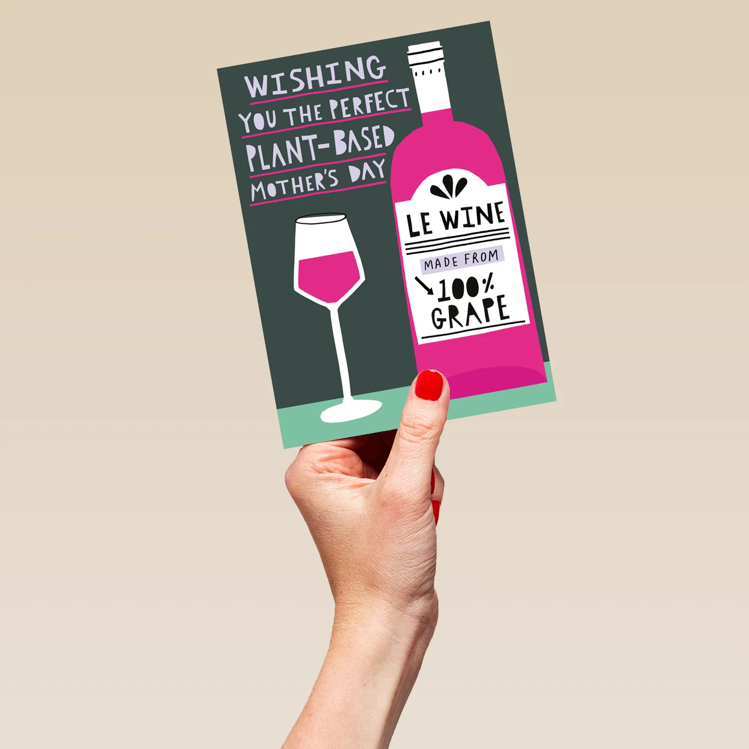 Personalised Funny Perfect Plant Based Mother's Day Card - Image 5