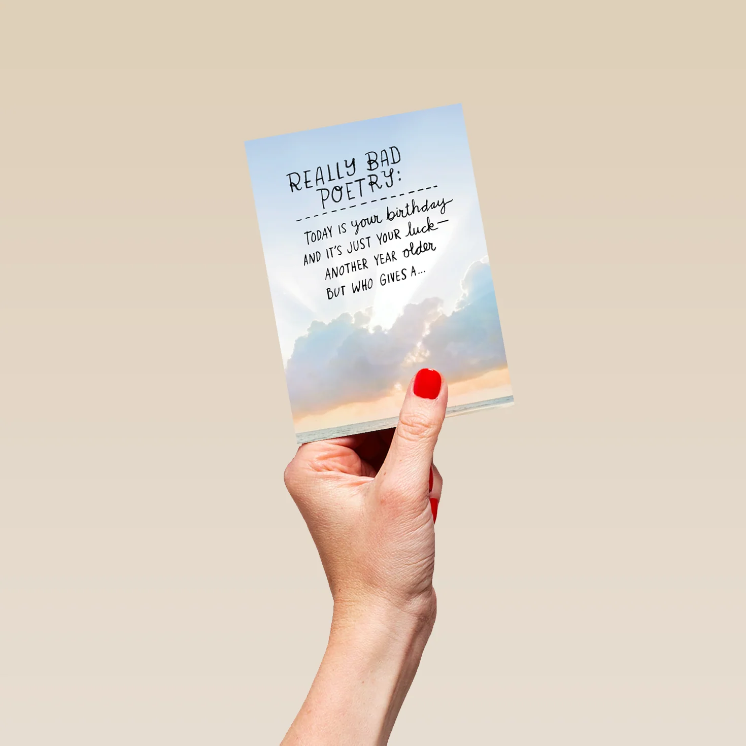 Personalised Funny Really Bad Poetry Birthday Card - Image 4