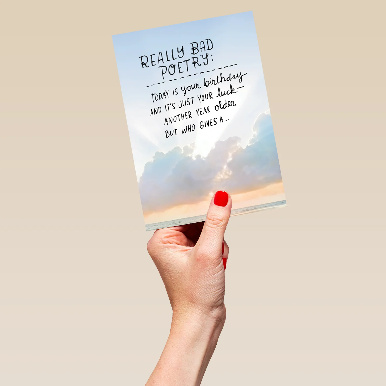Personalised Funny Really Bad Poetry Birthday Card - Image 5