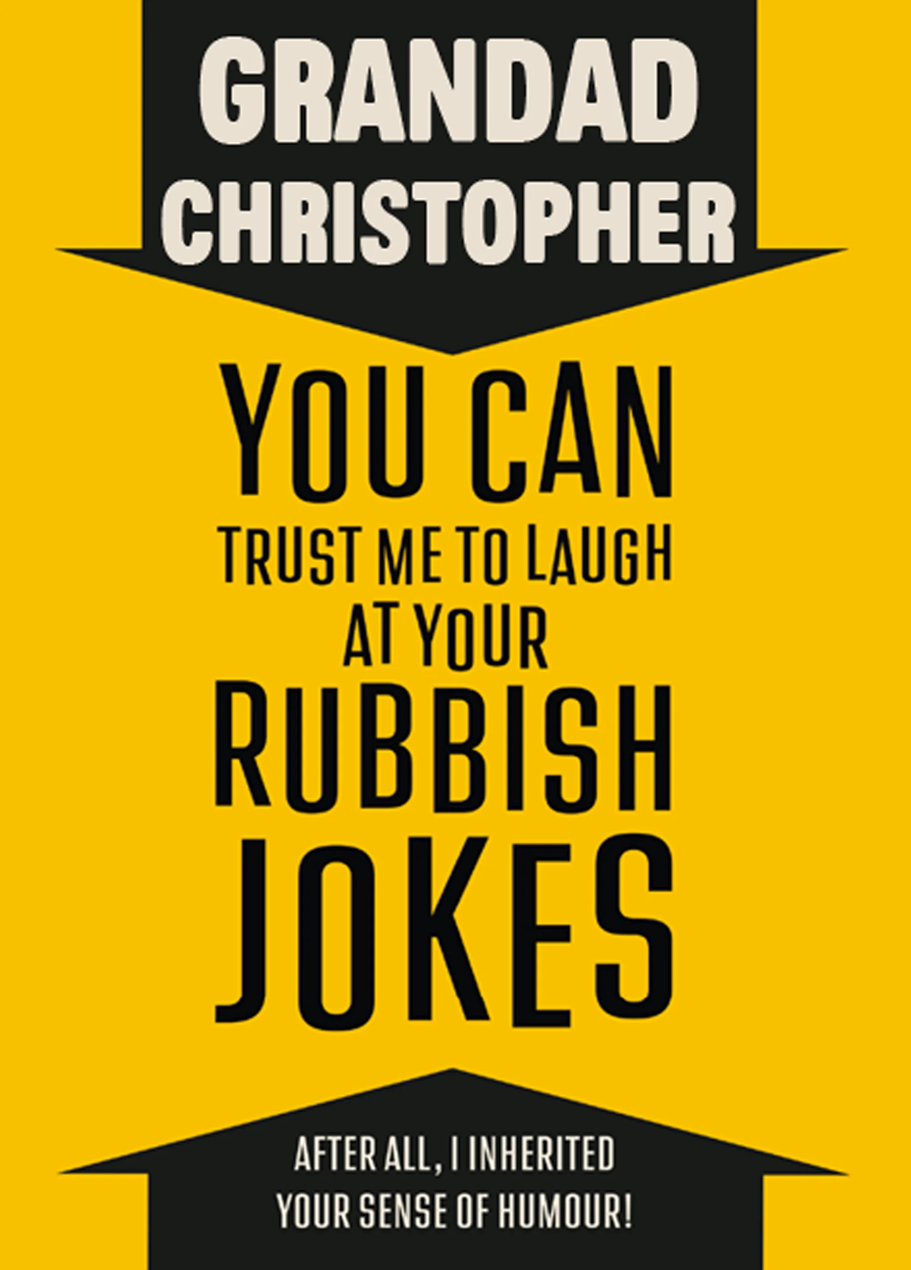 Personalised Funny Rubbish Jokes Father's Day Card For Grandad