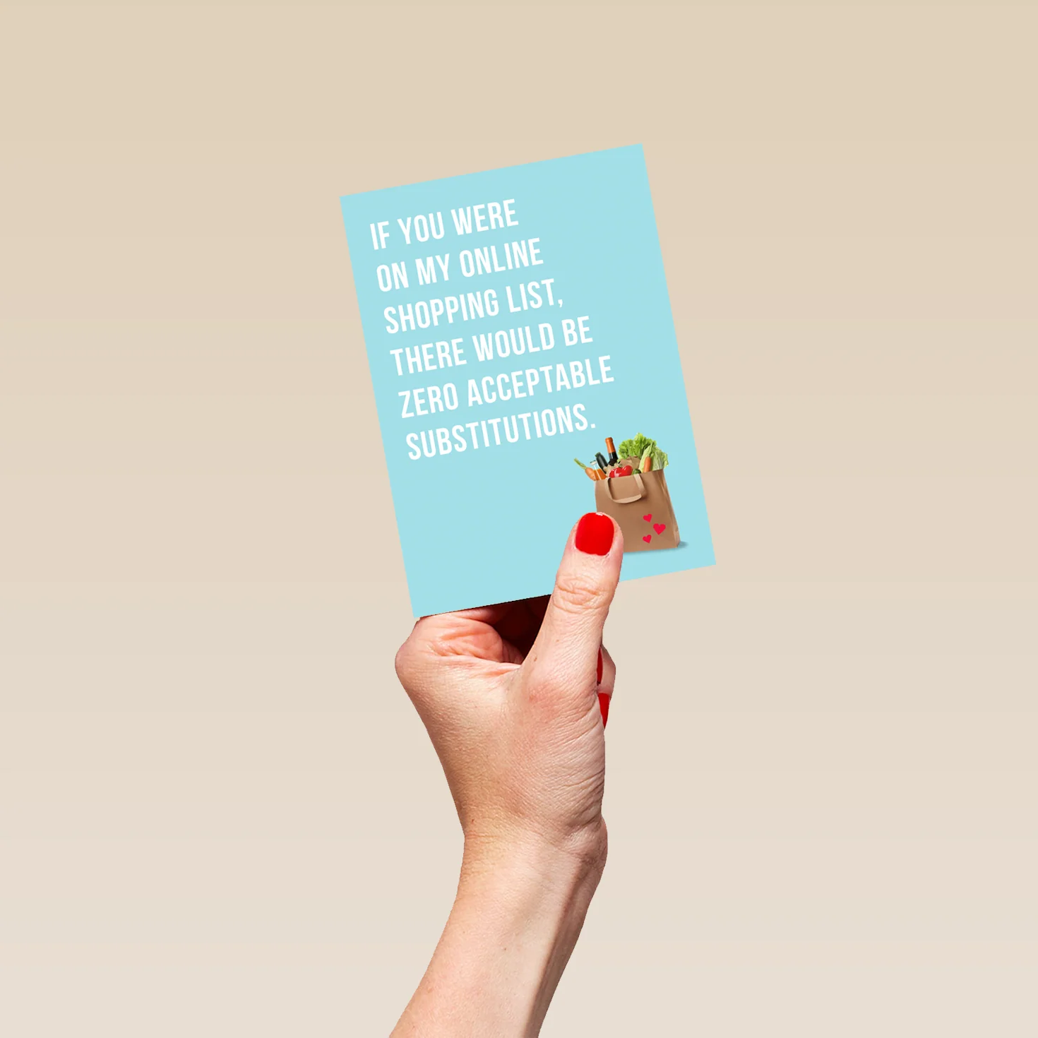 Personalised Funny Shopping Bag Valentine's Day Card - Image 4