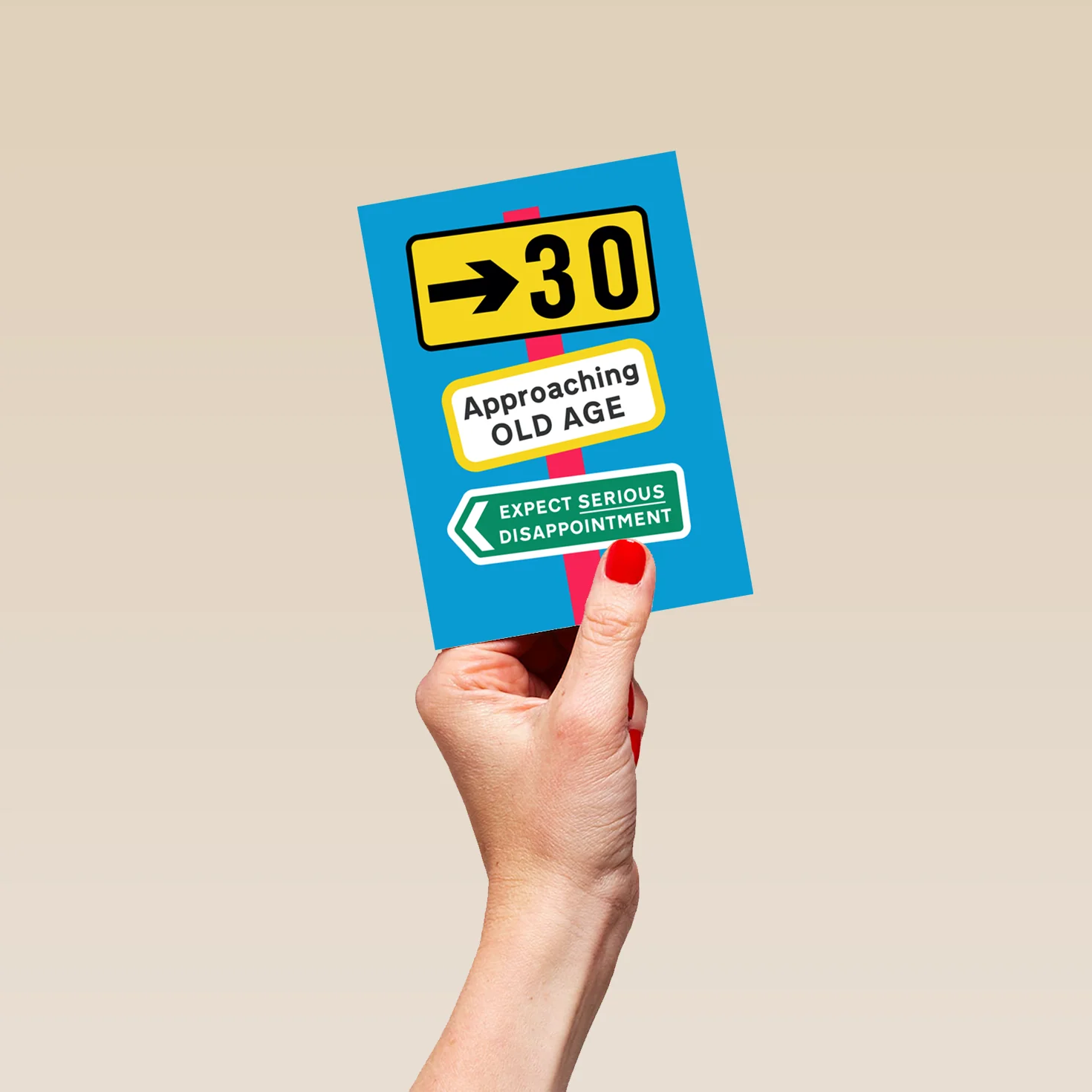 Personalised Funny Signs 30th Birthday Card - Image 4