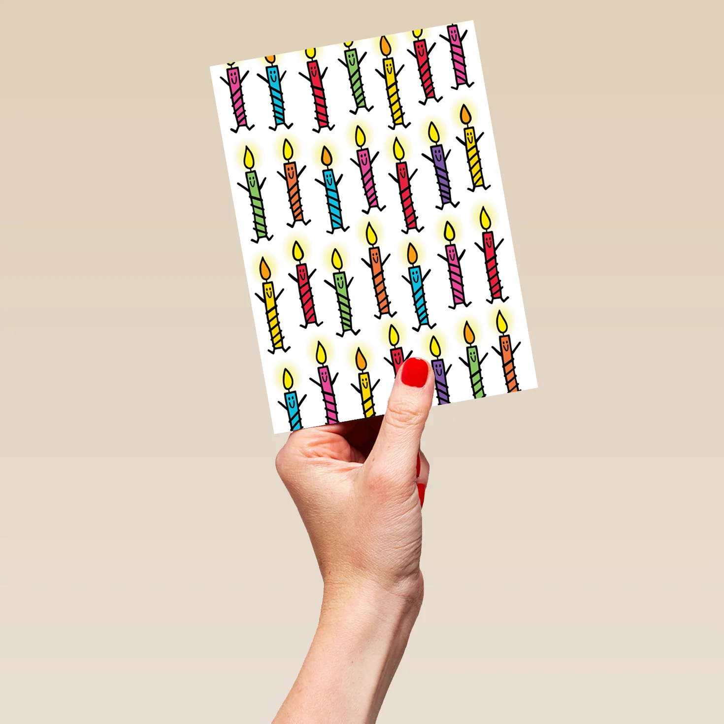 Personalised Funny Smiling Candles Birthday Card - Image 5