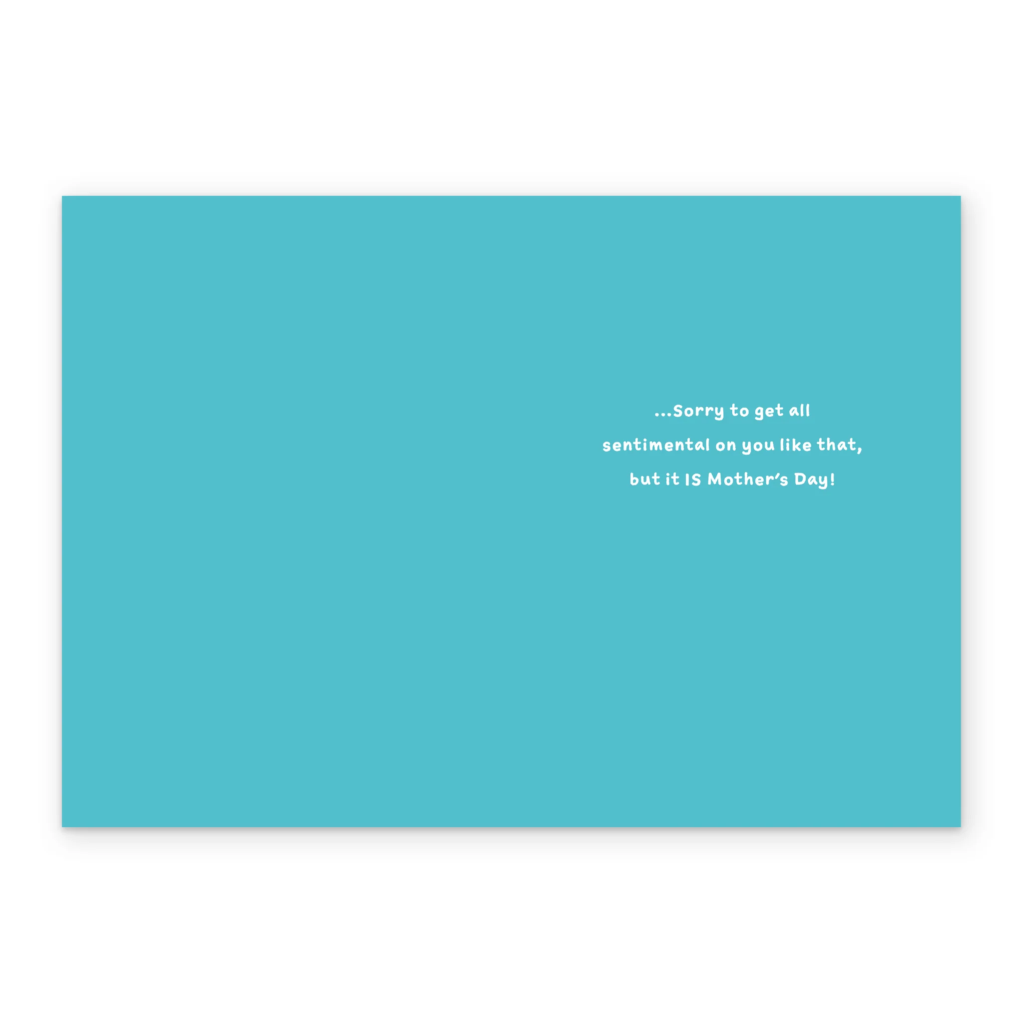Personalised Funny Speech Bubble Mother's Day Card For Mum - Image 3