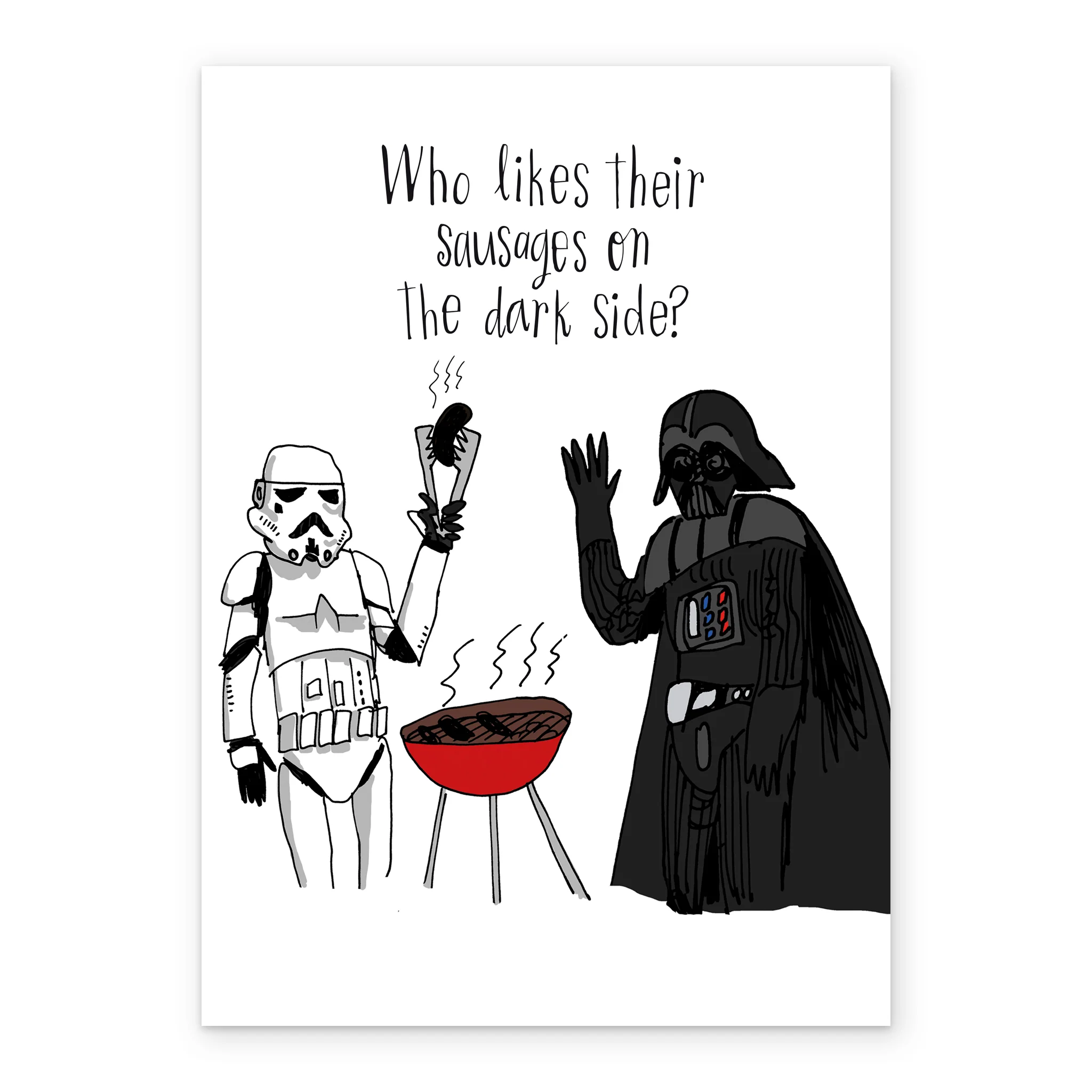 Personalised Funny Star Wars™ Birthday Card - Image 2
