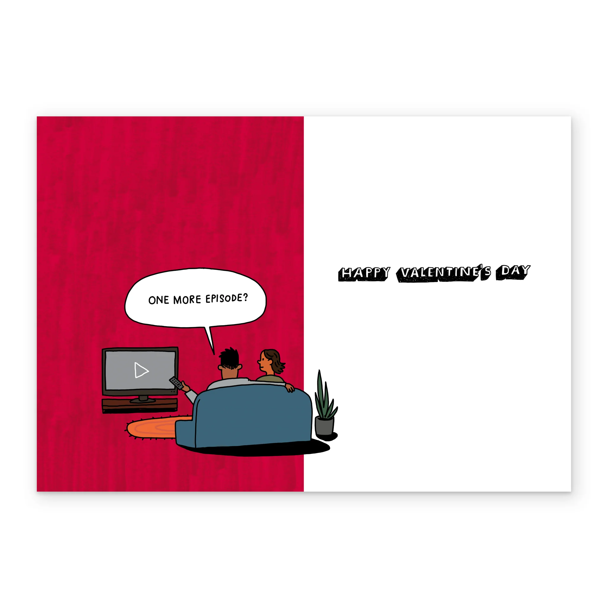 Personalised Funny Streaming Service Valentine's Day Card - Image 3