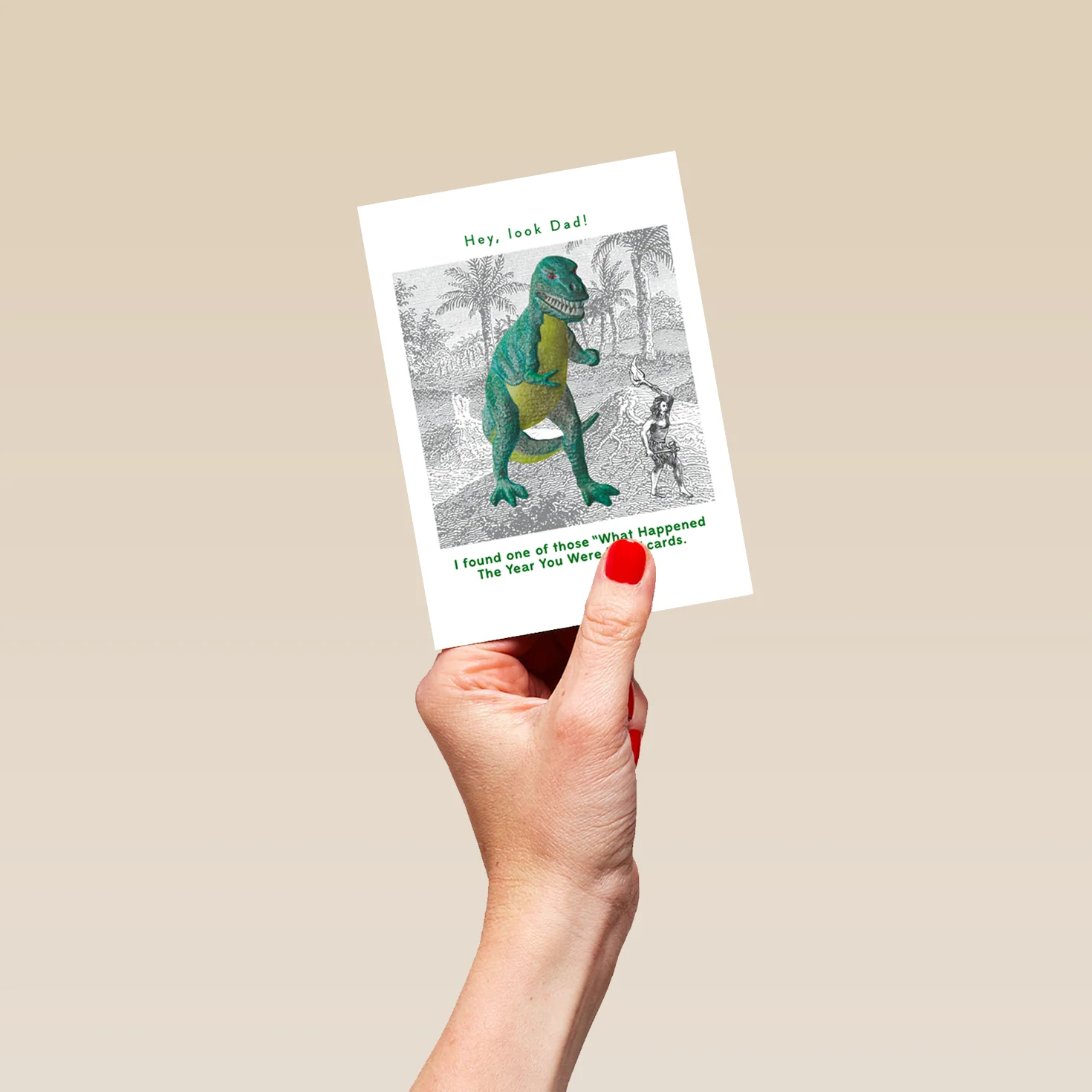 Personalised Funny T-Rex Card For Dad - Image 4