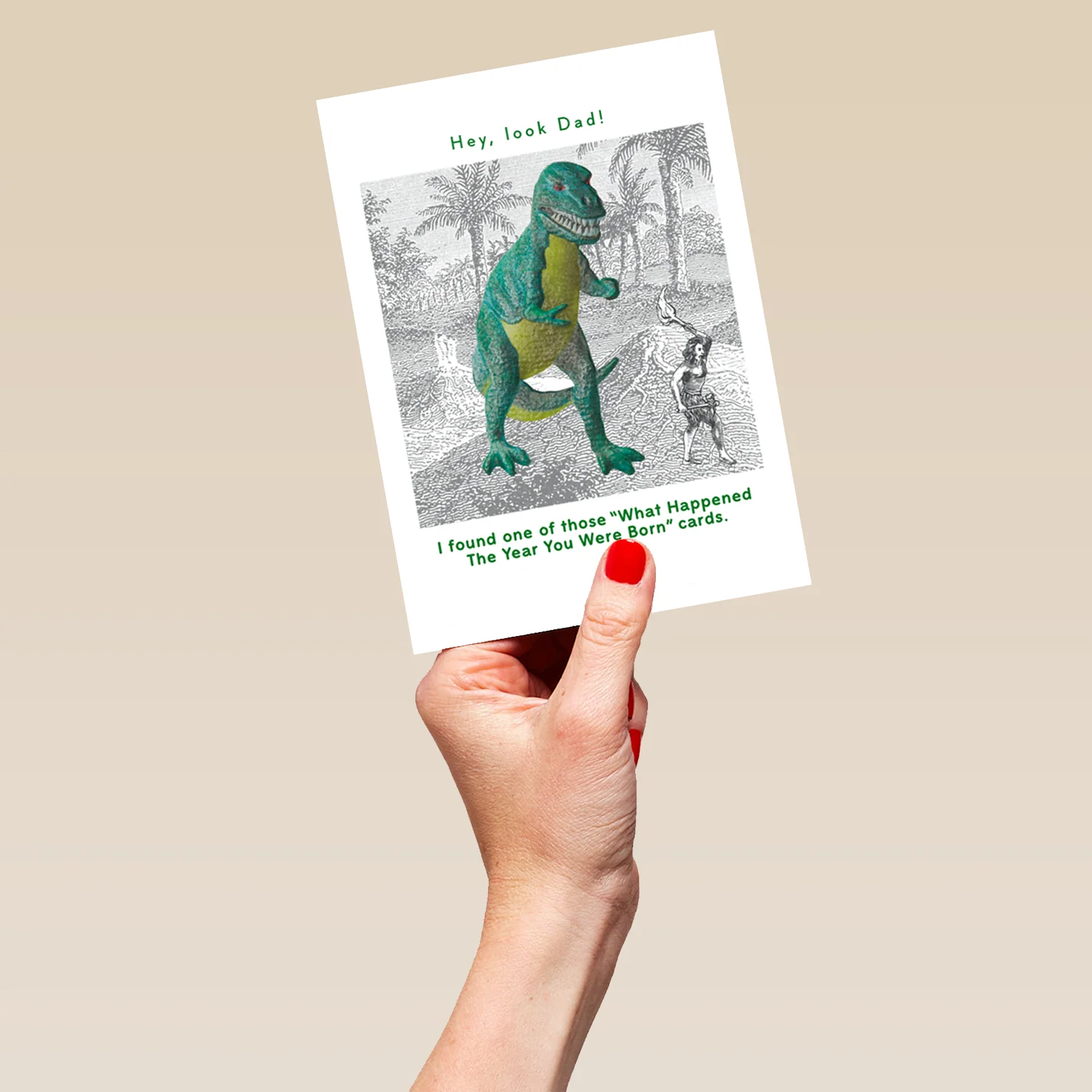 Personalised Funny T-Rex Card For Dad - Image 5