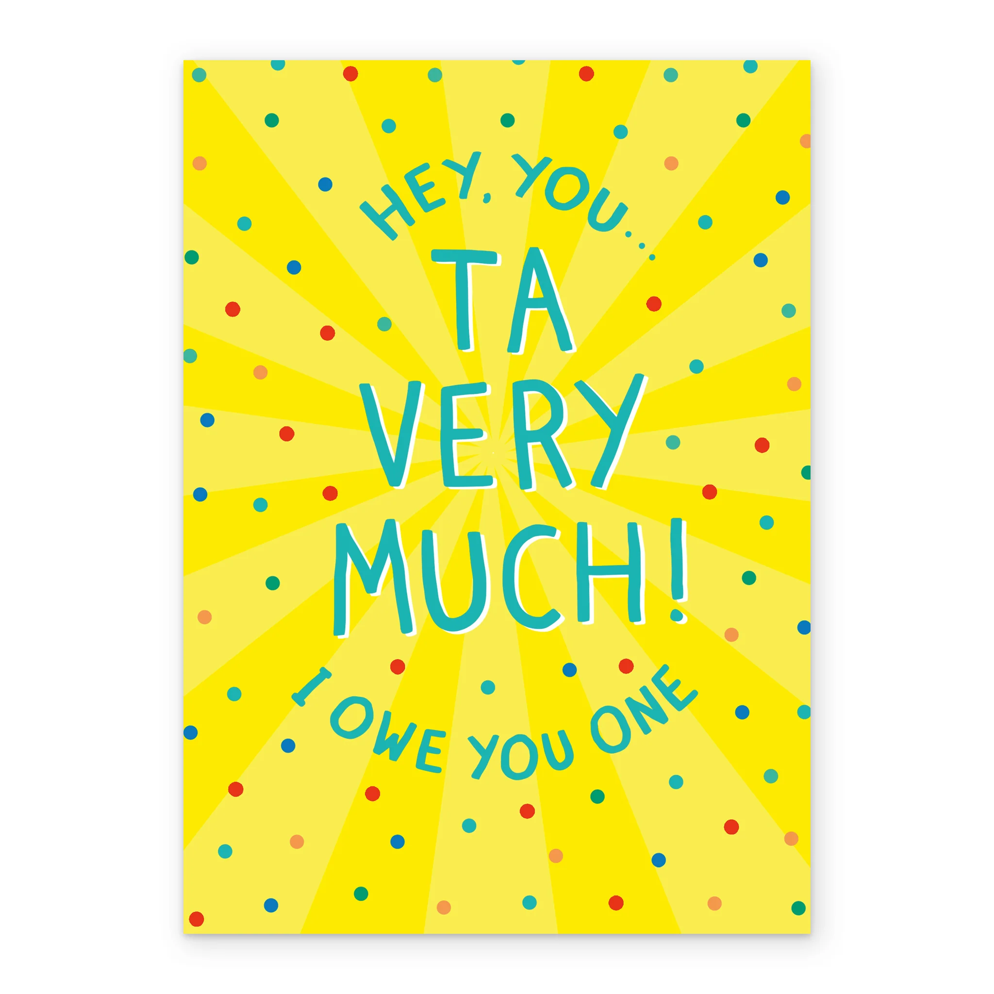 Personalised Funny Ta Very Much Thank You Card - Image 2