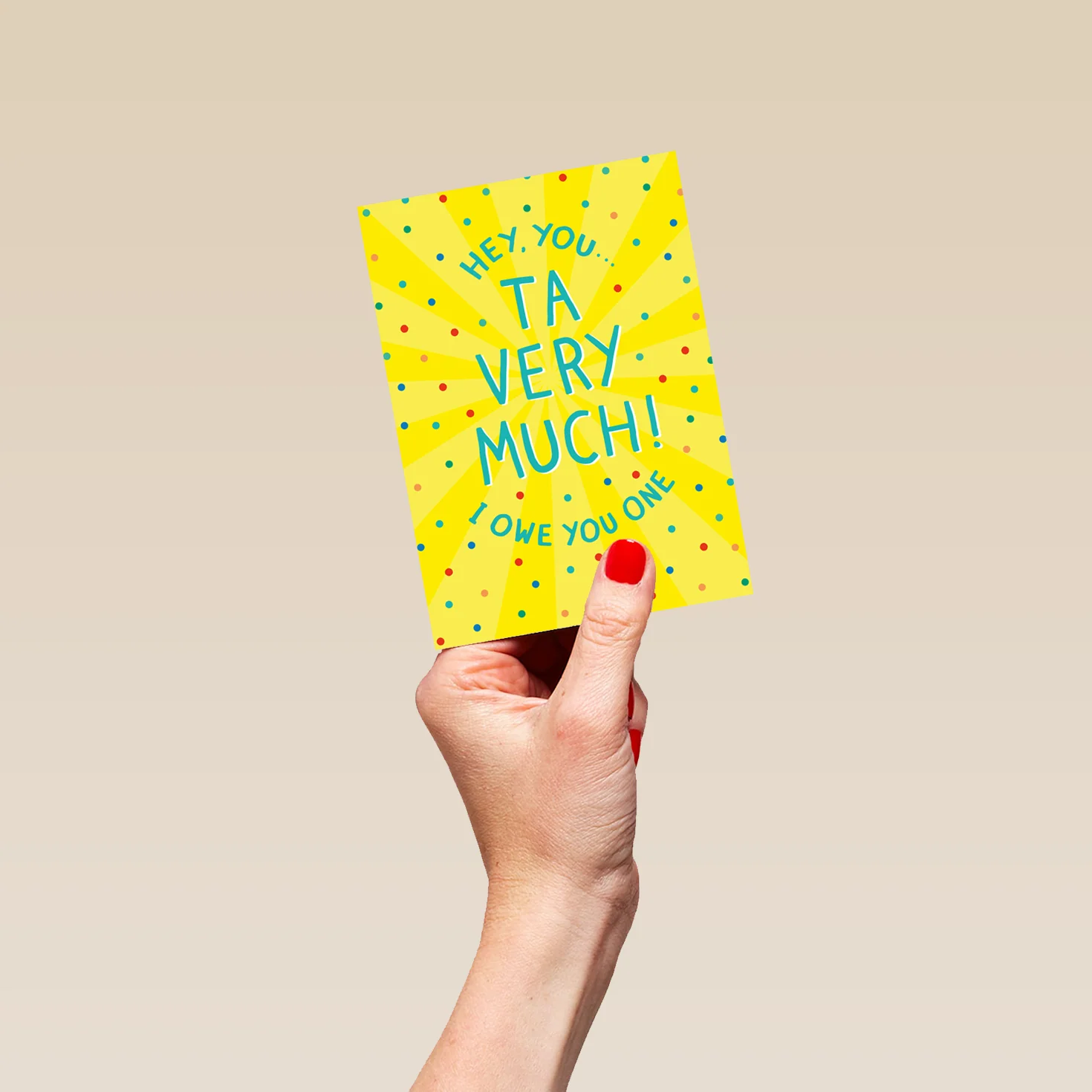Personalised Funny Ta Very Much Thank You Card - Image 4