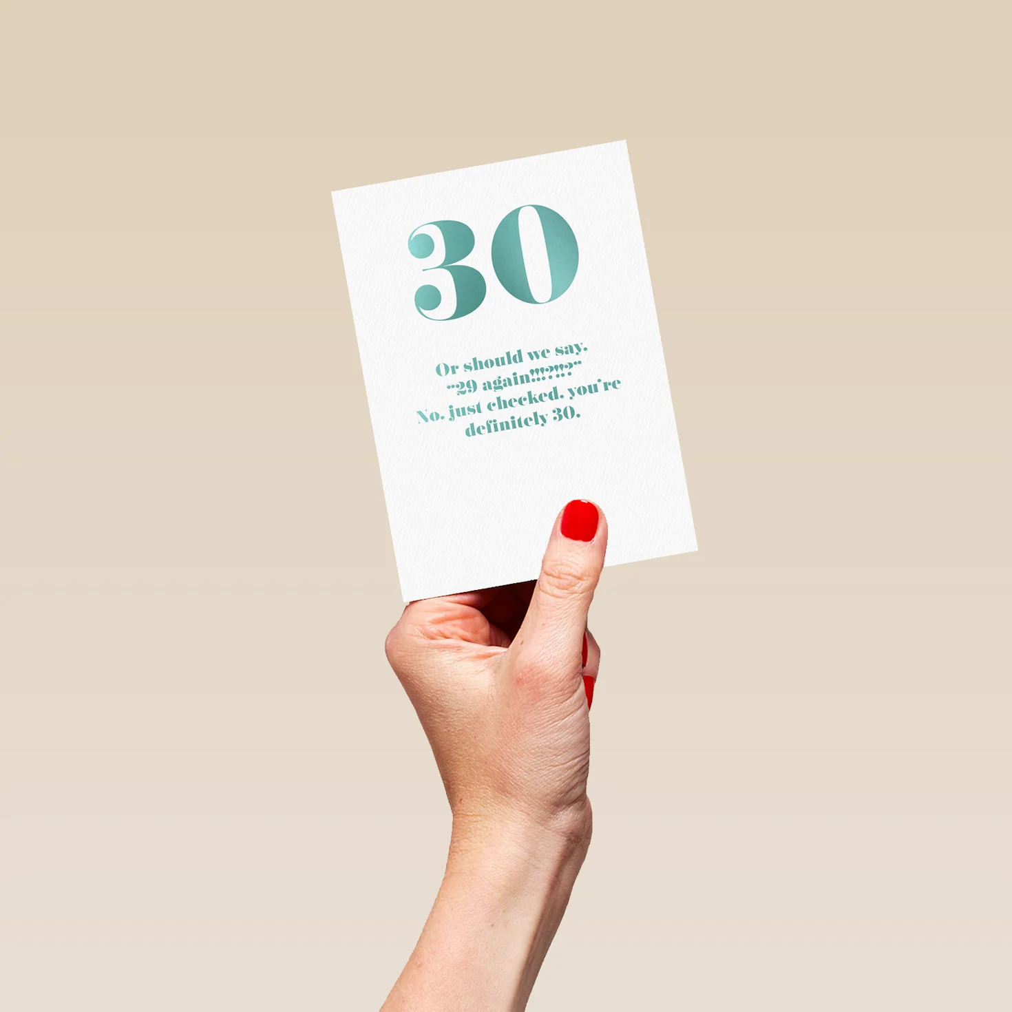 Personalised Funny Text 30th Birthday Card - Image 4