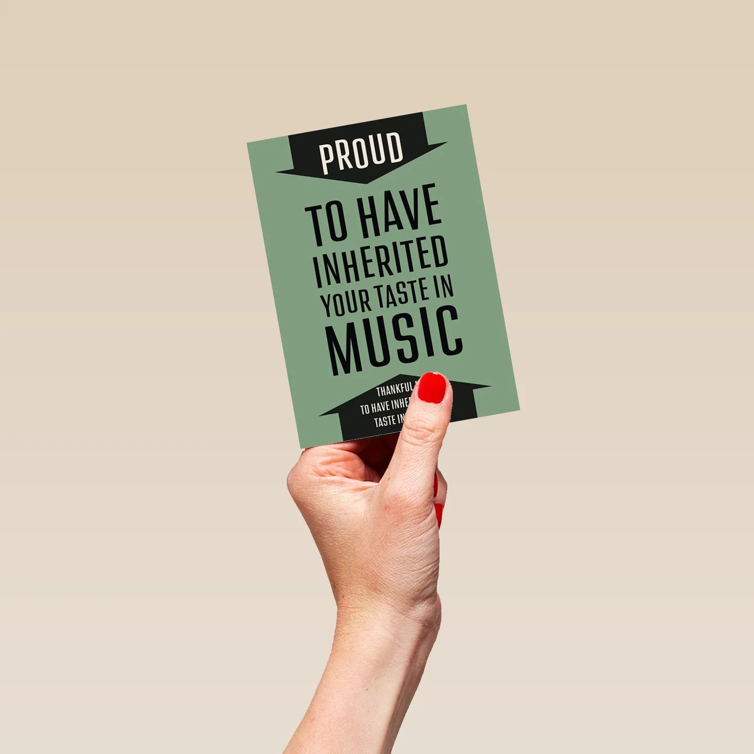 Personalised Funny Text-Based Father's Day Card - Image 4