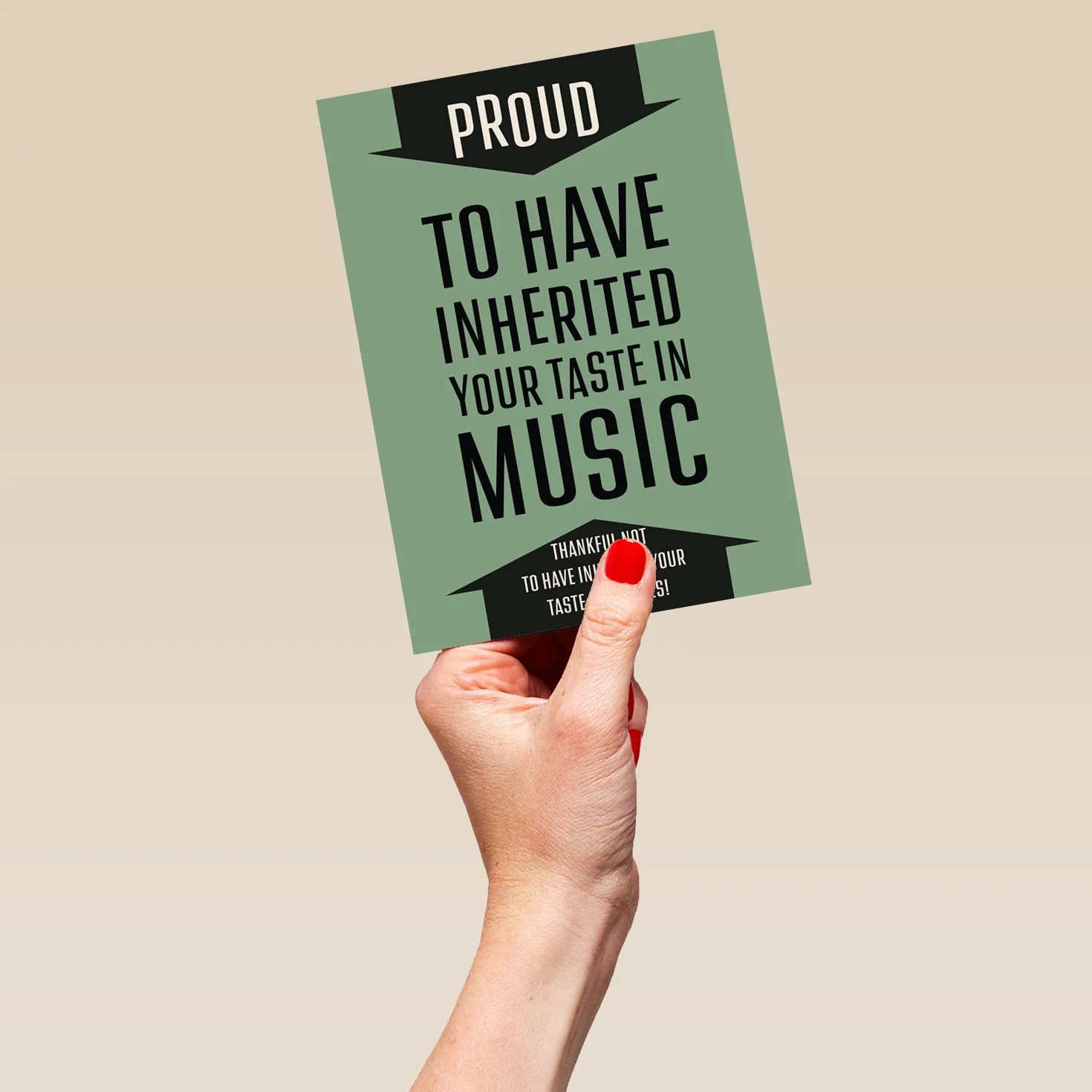 Personalised Funny Text-Based Father's Day Card - Image 5