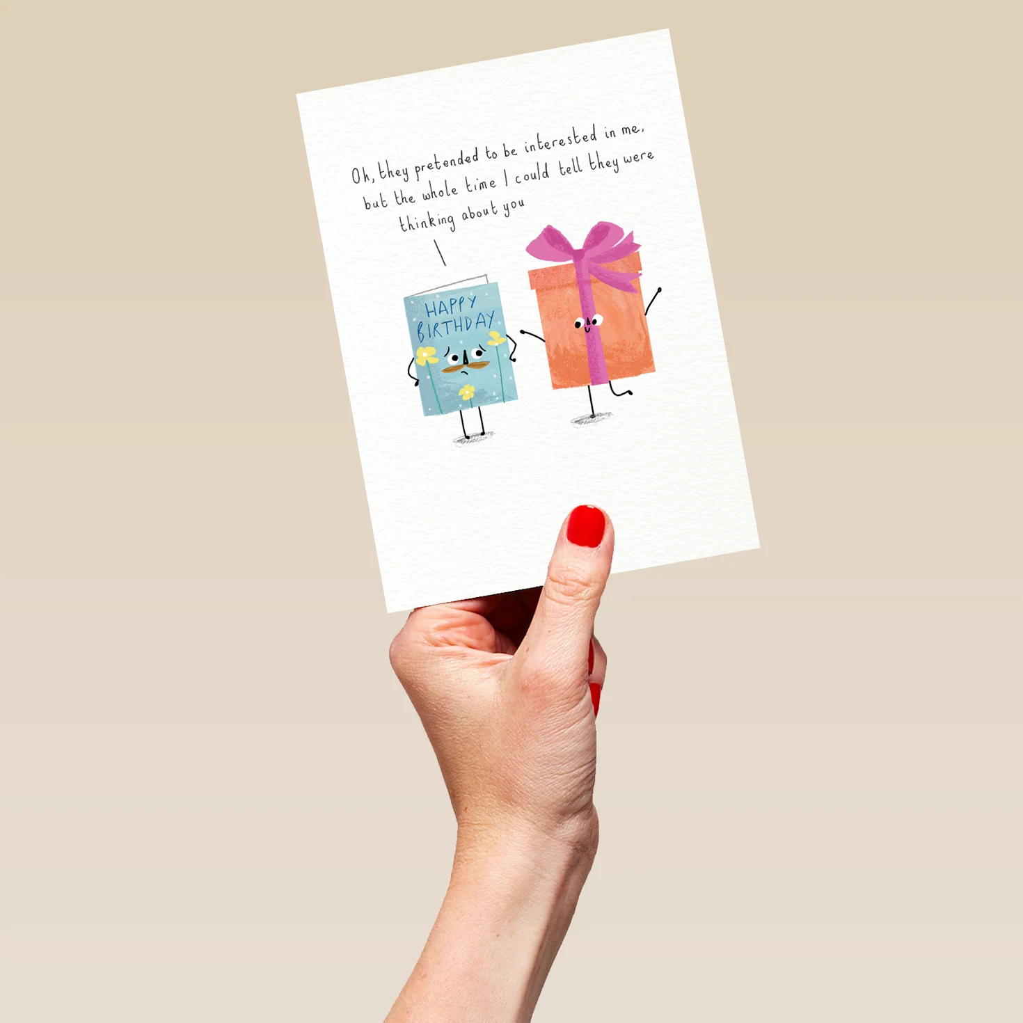 Personalised Funny Thinking About You Birthday Card - Image 5