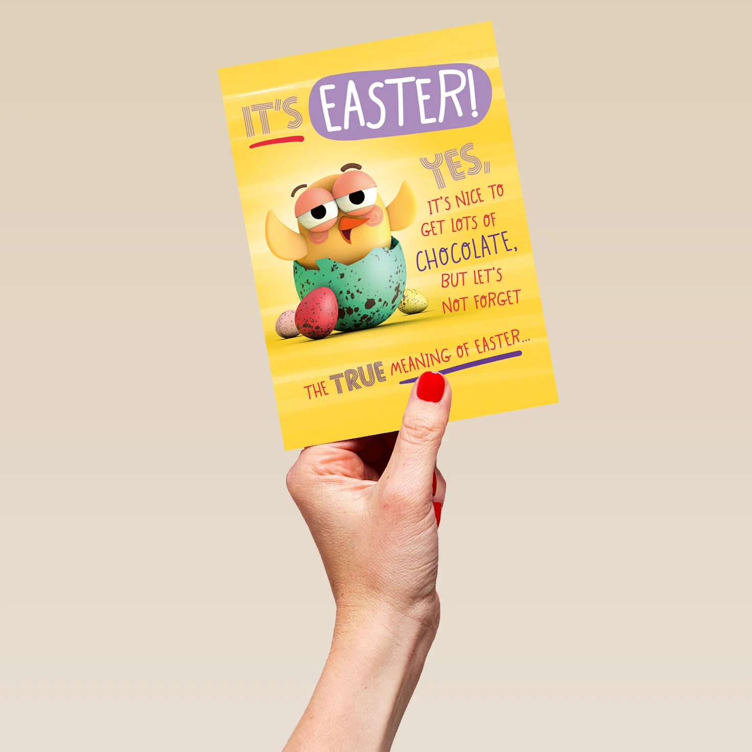 Personalised Funny True Meaning of Easter Card - Image 5