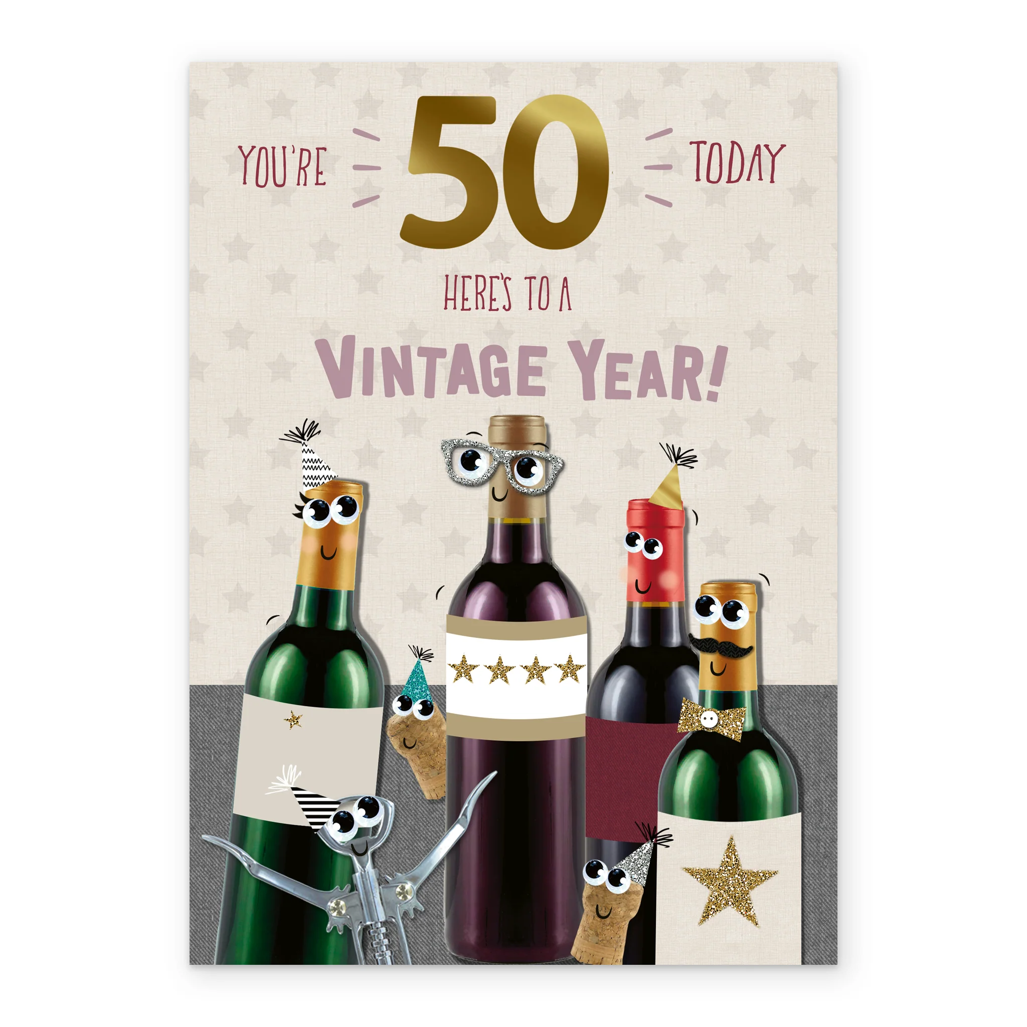 Personalised Funny Vintage Year 50th Birthday Card - Image 2