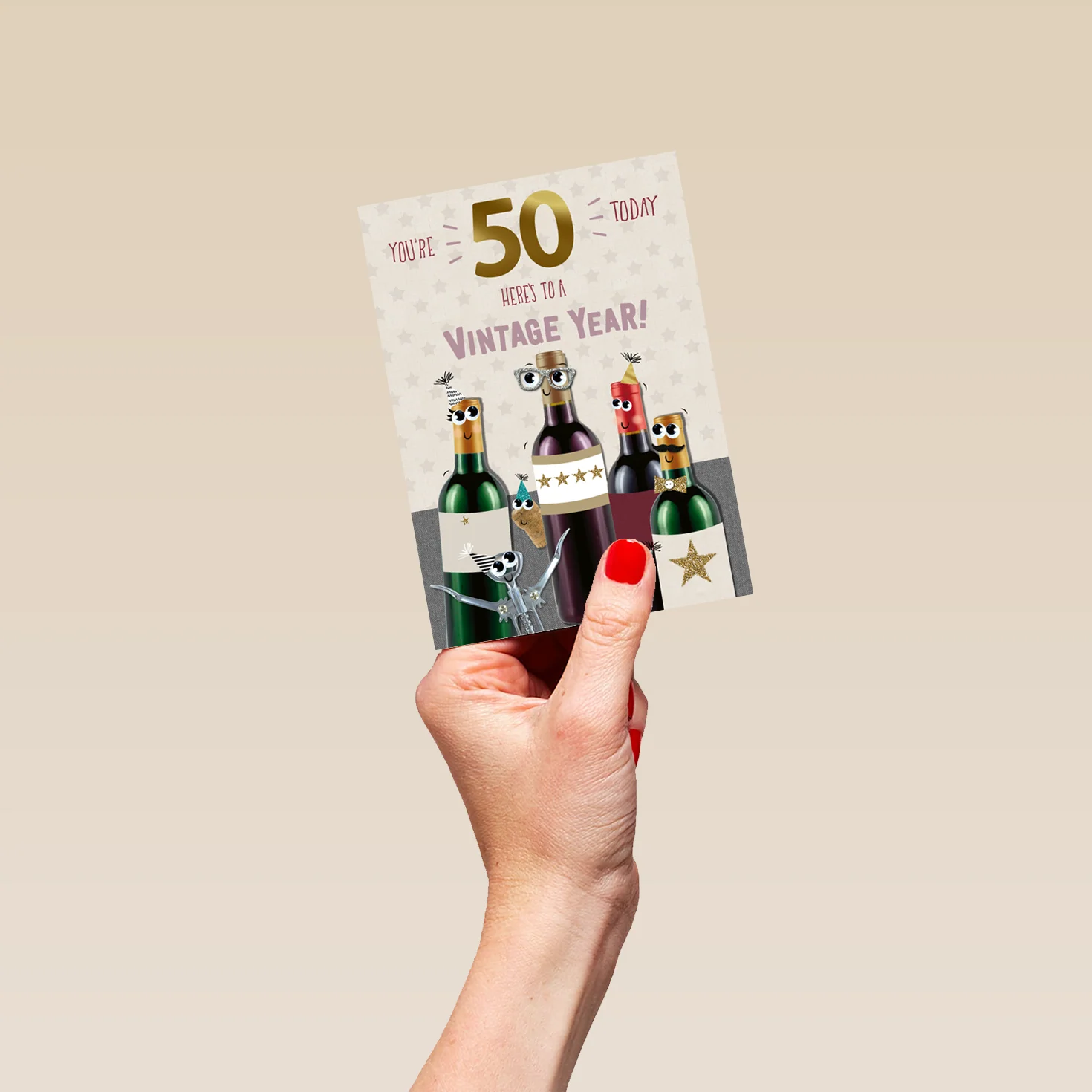 Personalised Funny Vintage Year 50th Birthday Card - Image 4