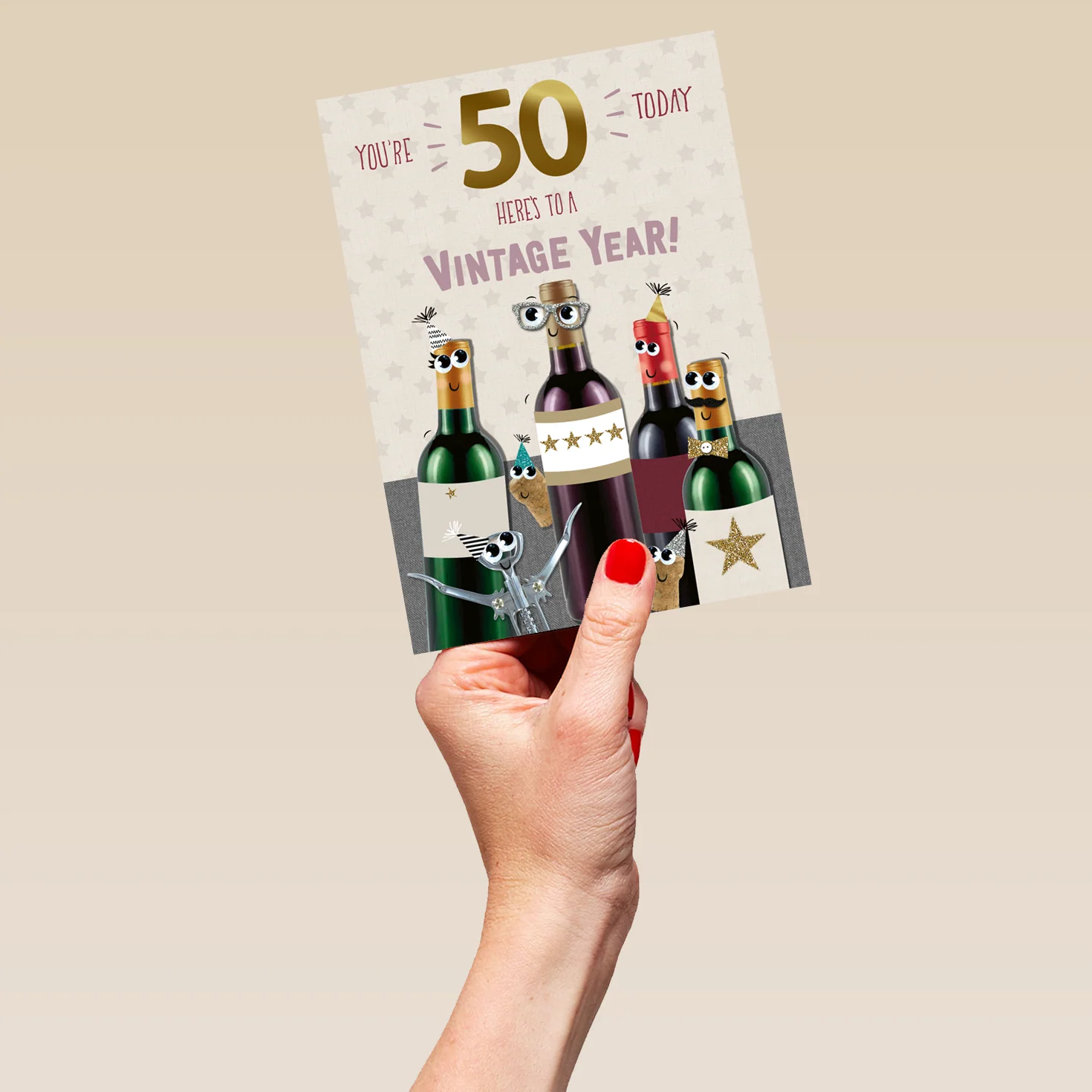 Personalised Funny Vintage Year 50th Birthday Card - Image 5