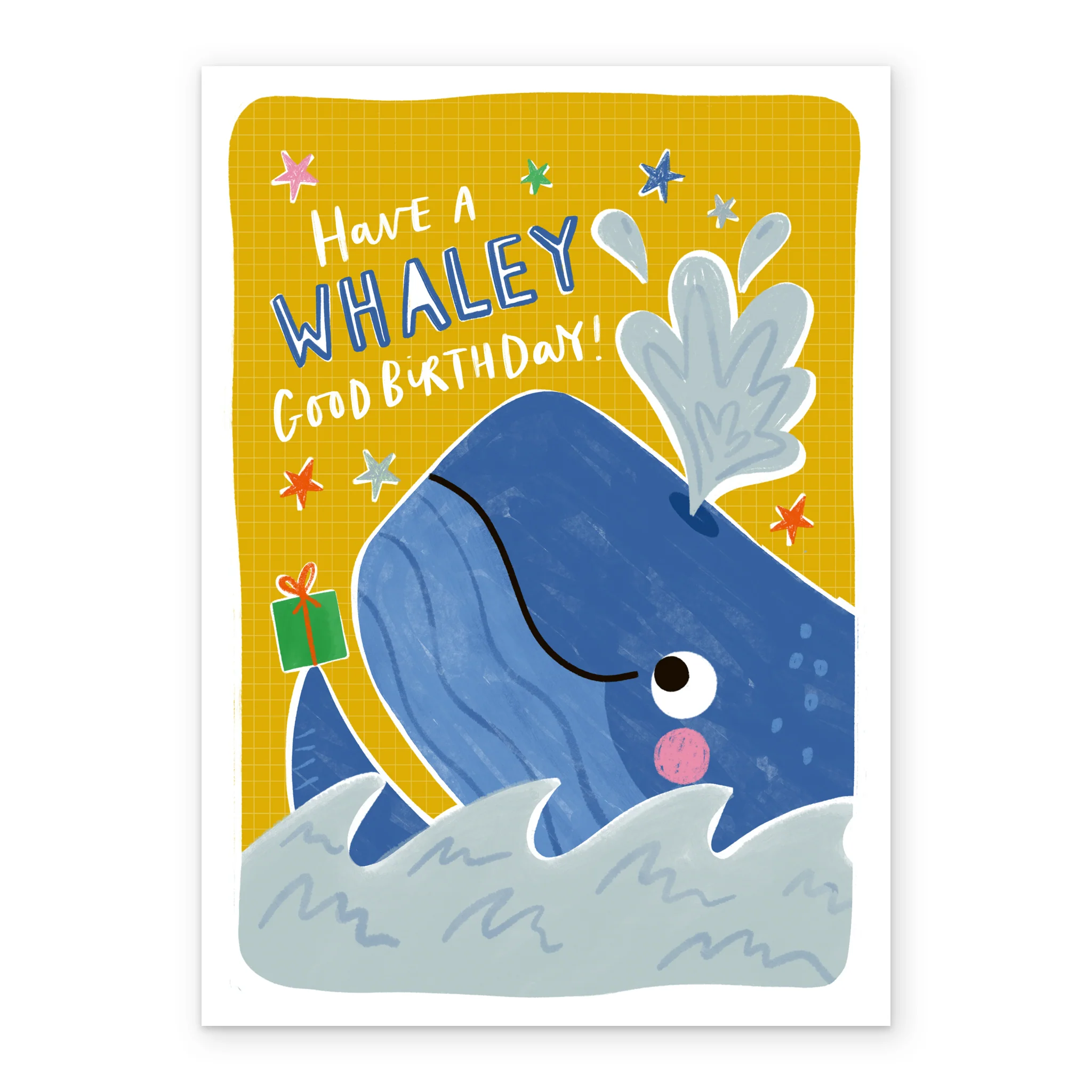 Personalised Funny Whale Kids Birthday Card - Image 2