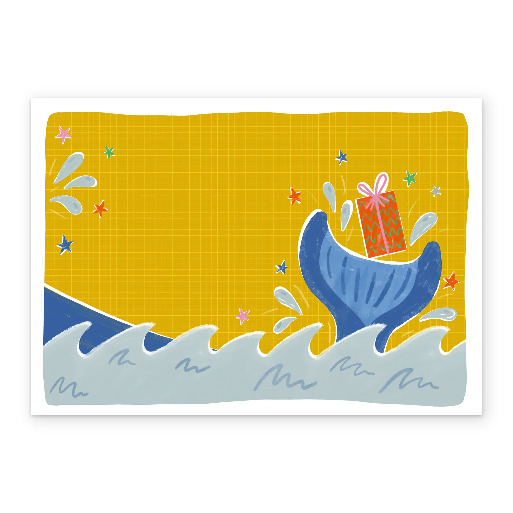 Personalised Funny Whale Kids Birthday Card - Image 3