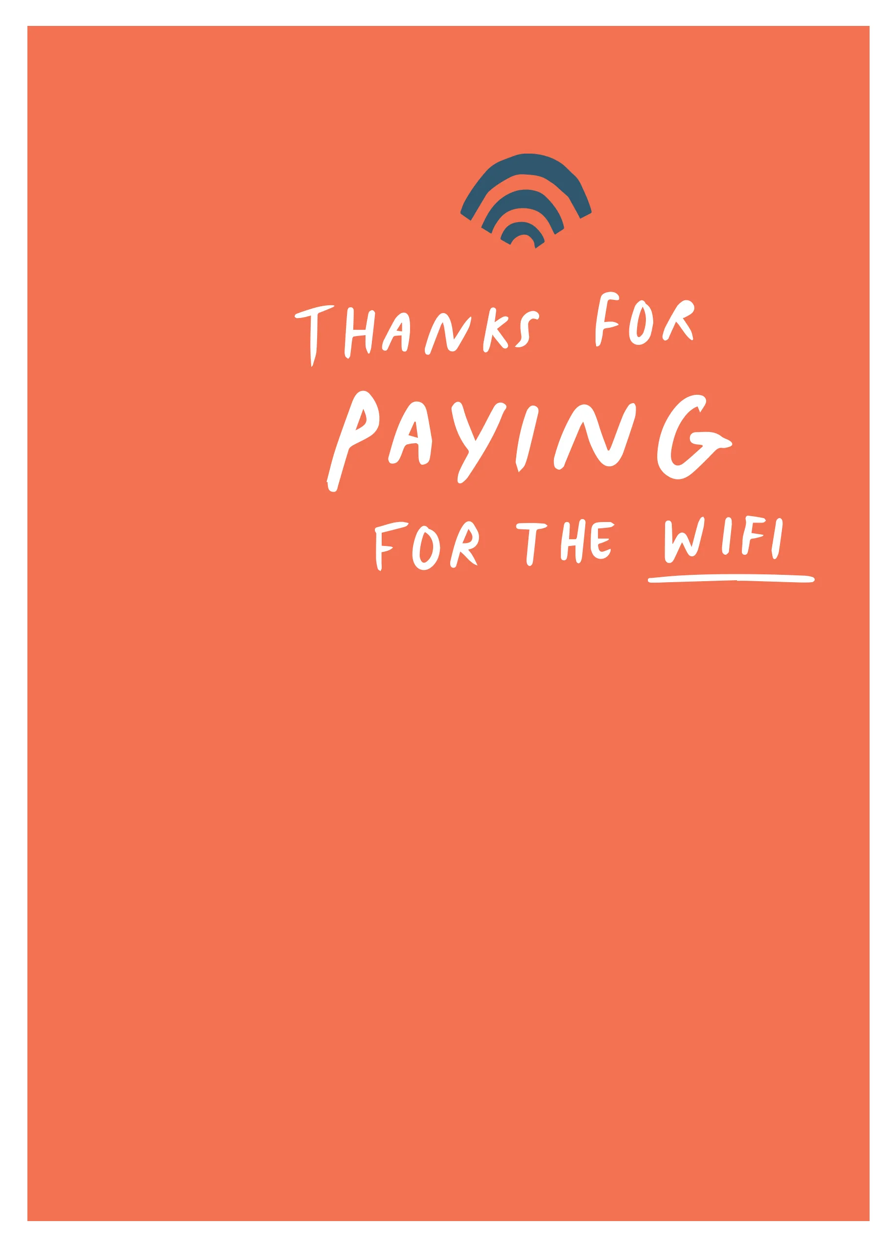 Personalised Funny Wifi Contemporary Father's Day Card