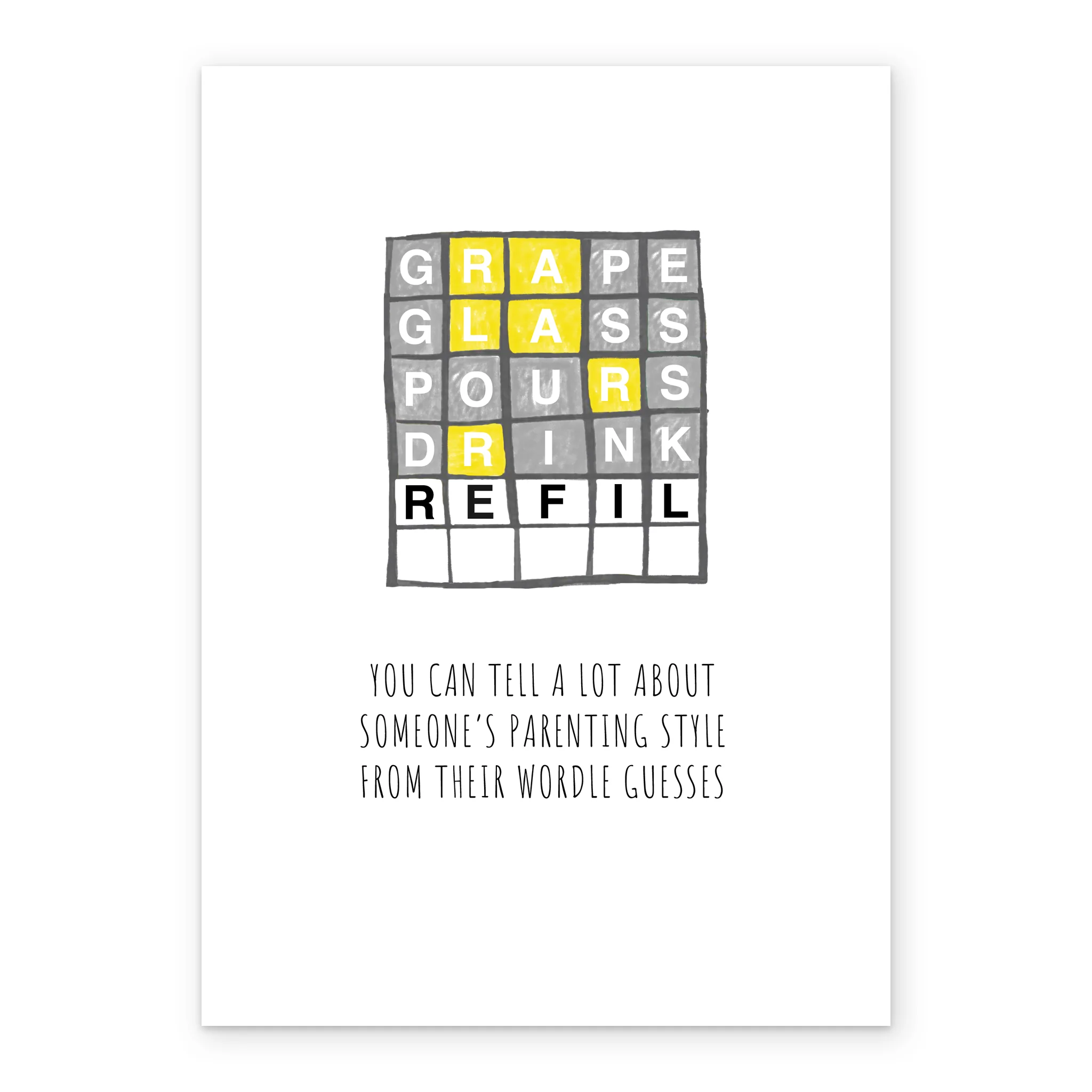 Personalised Funny Wordle Topical Mother's Day Card - Image 2
