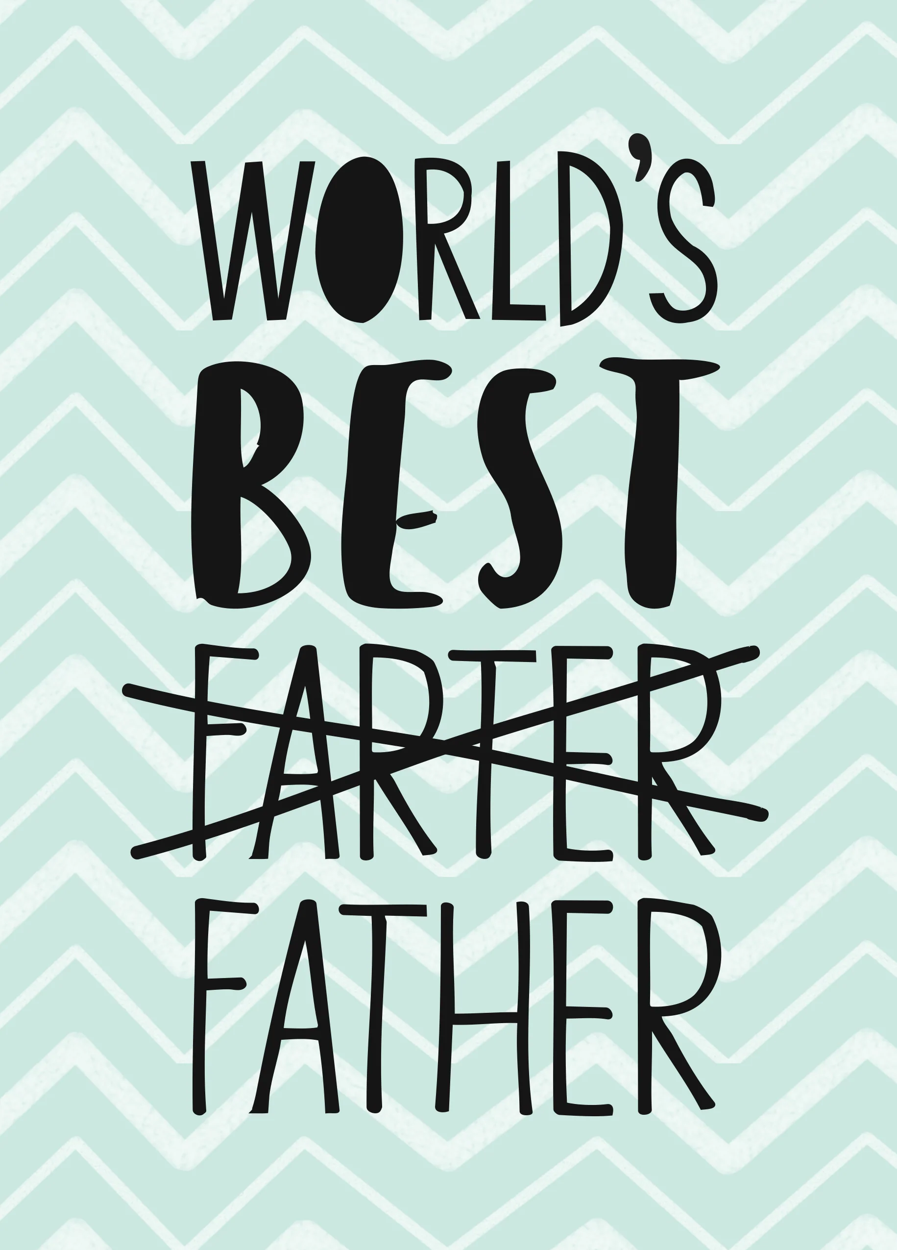 Personalised Funny 'World's Best Farter' Father's Day Card