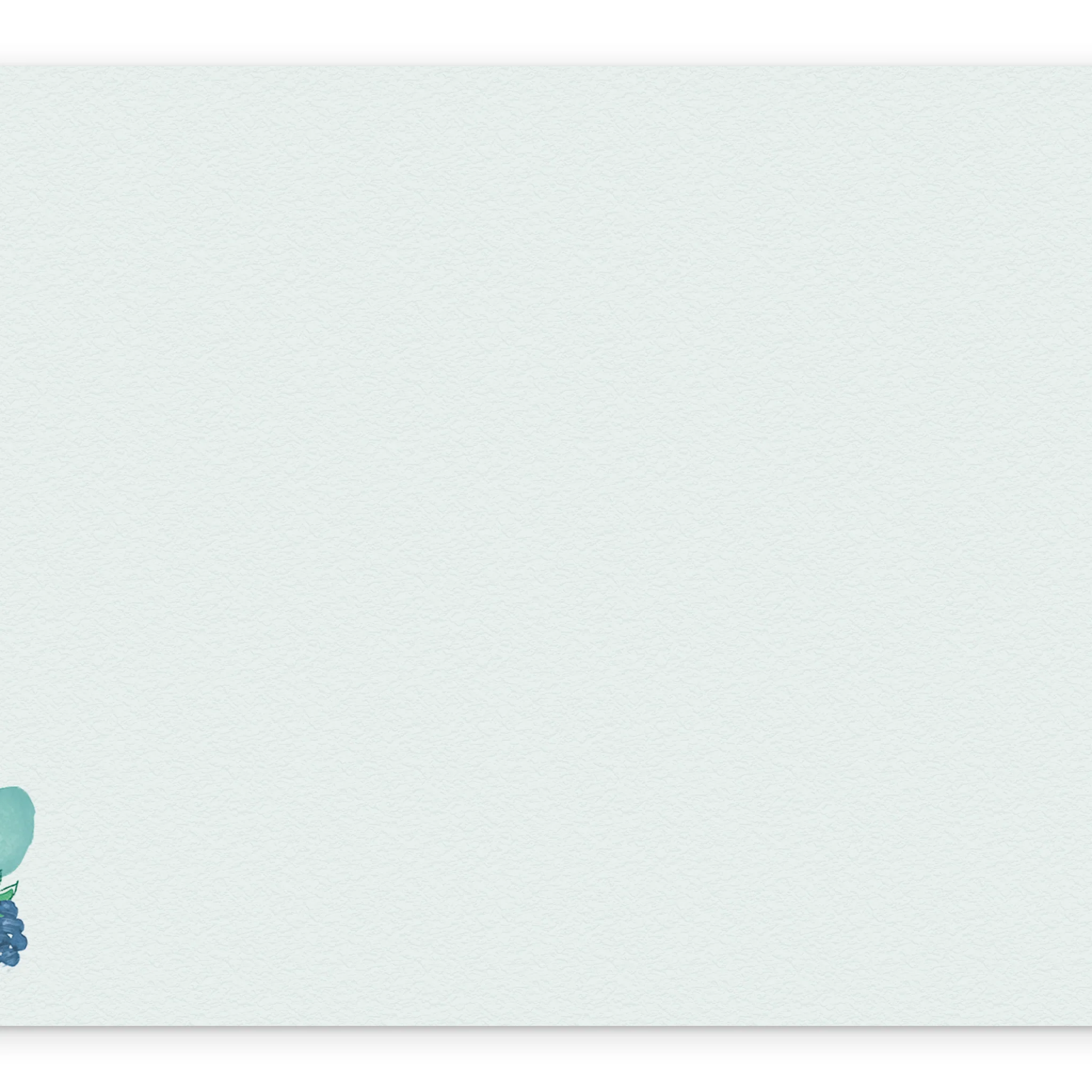 Personalised Get Well Soon Card - Watercolour Circular Frame with Flowers - Image 3