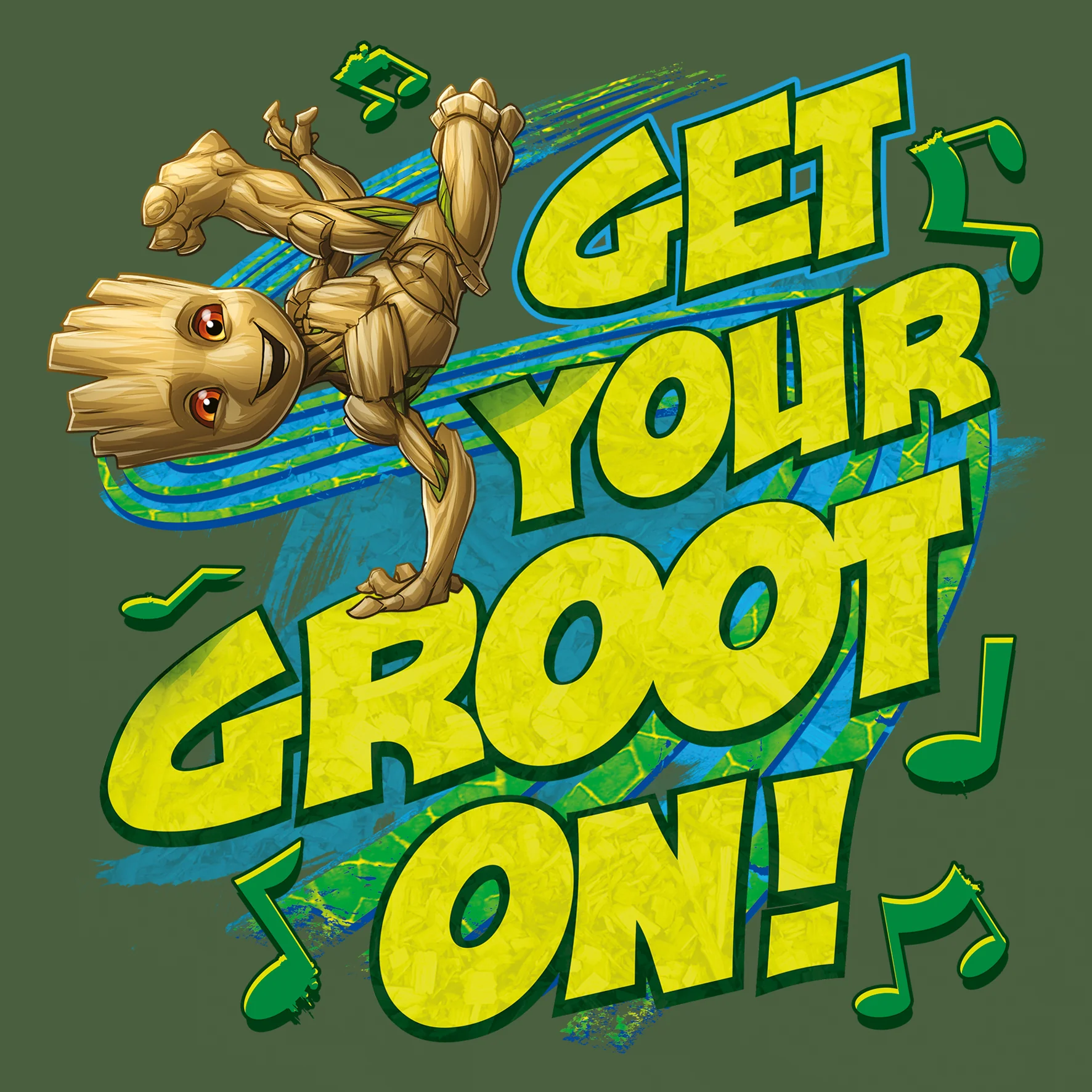 Personalised Get Your Groot On! Birthday Card