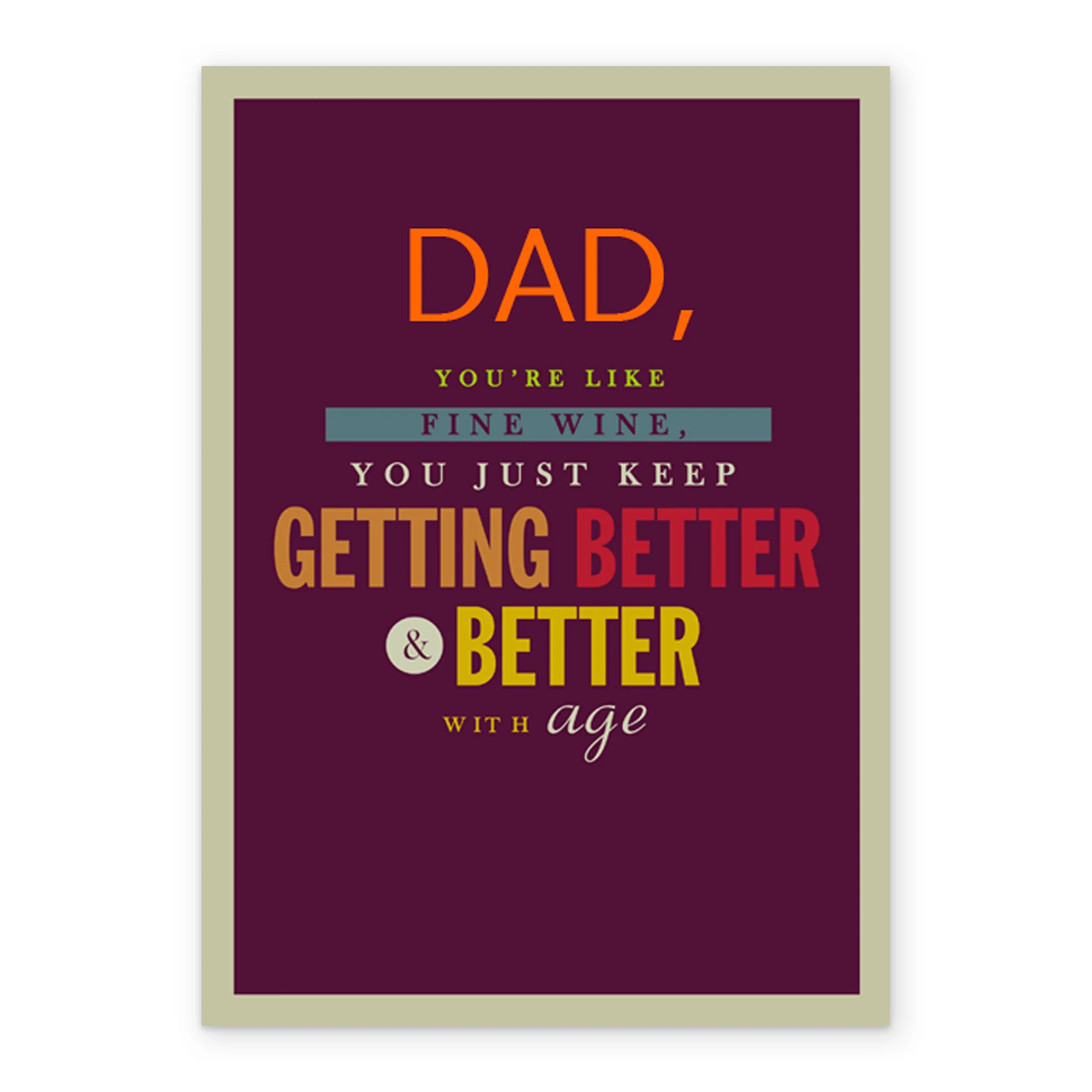 Personalised Getting Better Funny Dad Card - Image 2
