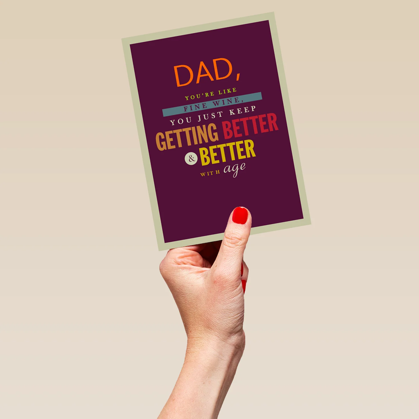 Personalised Getting Better Funny Dad Card - Image 5